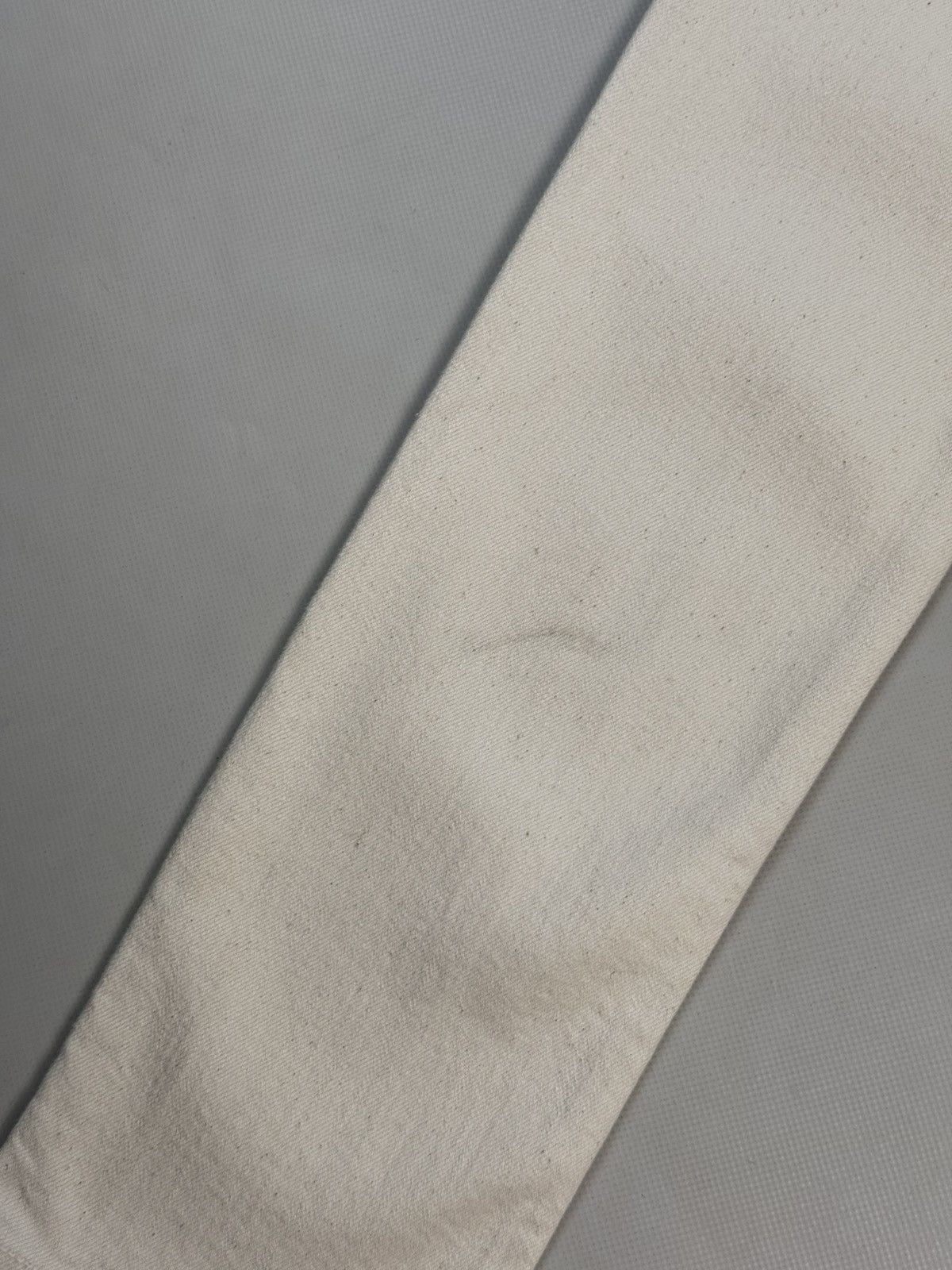 Nudie Jeans Nudie Jeans Co Skinny Lin Ecru Stretch Twill Men’s Jeans Size US 31 - 24 Thumbnail