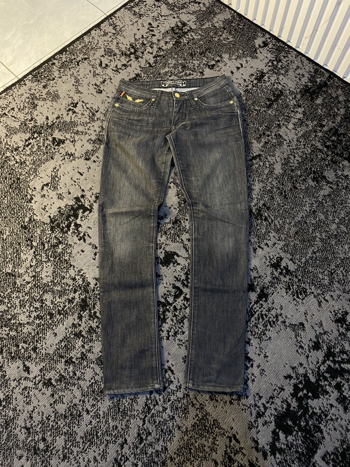 Robins Jeans Wings Studded Back Pocket Robin’s Jeans 🔥 Size 27" / US 4 / IT 40 - 3 Thumbnail
