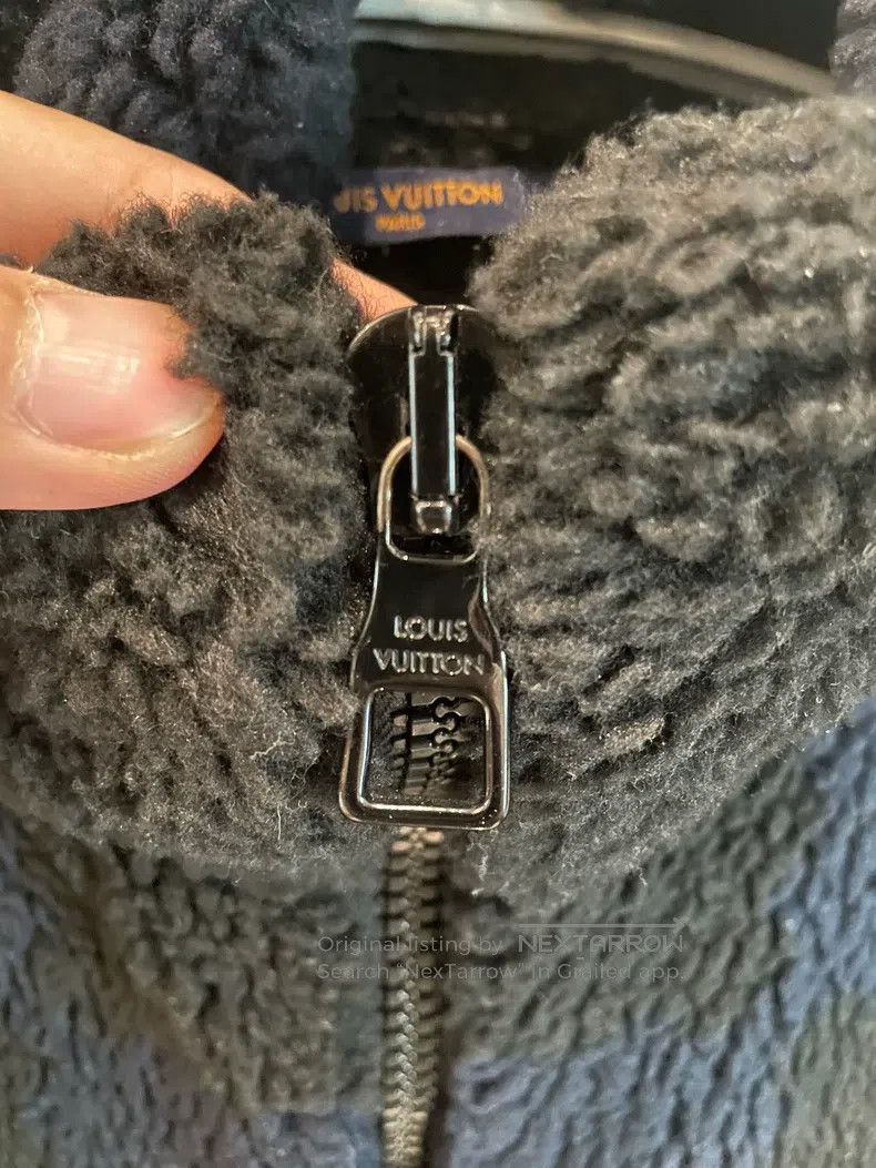 Louis Vuitton Louis Vuitton SS22 Checker Lambswool Zip Collar Jacket Size US S / EU 44-46 / 1 - 3 Thumbnail