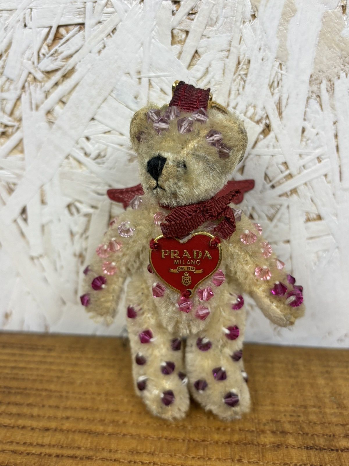 Prada Prada Bear Winged Angel Keyring Key Holder Bag Charm Size ONE SIZE - 1 Thumbnail
