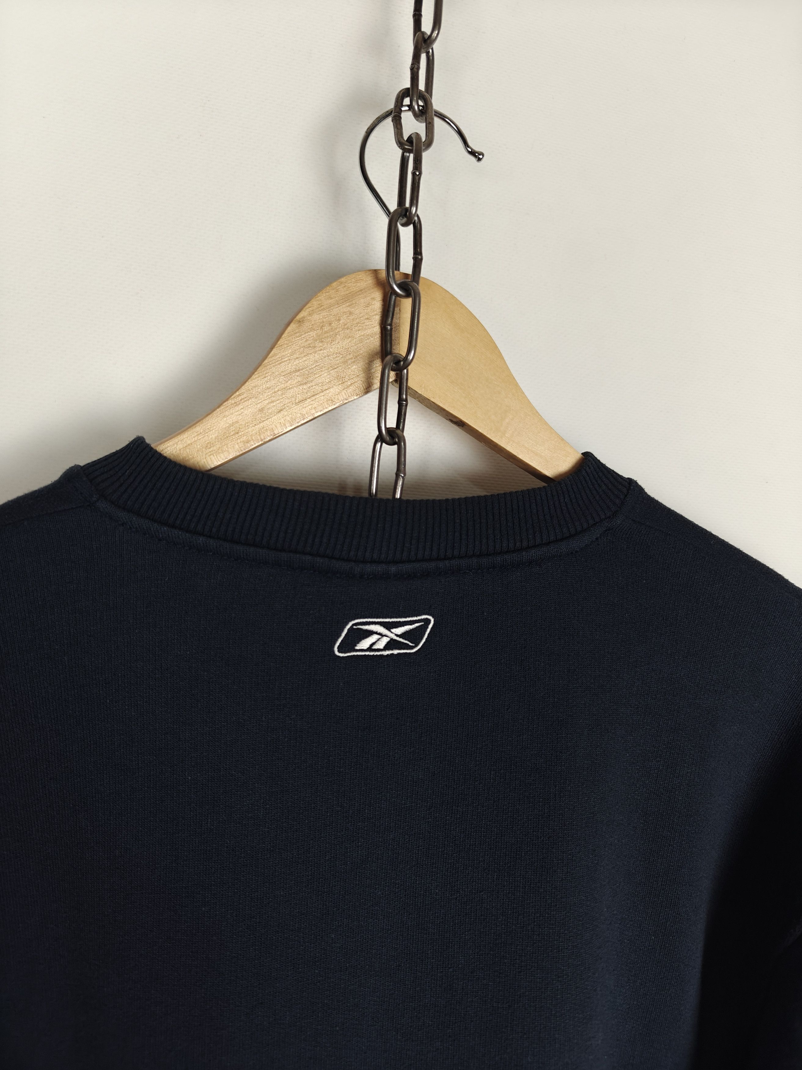 Reebok Reebok VTG Sweatshirt Crewneck Pullover Logo Blue M Size US M / EU 48-50 / 2 - 9 Thumbnail