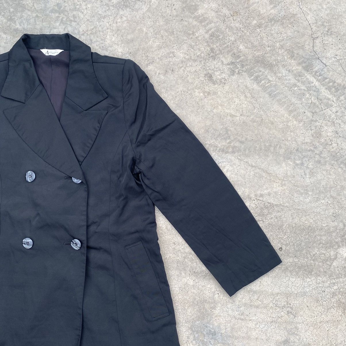 Christian Audigier Vintage Christian Aujard Paris Double-Breasted Blazer Size S / US 4 / IT 40 - 6 Thumbnail