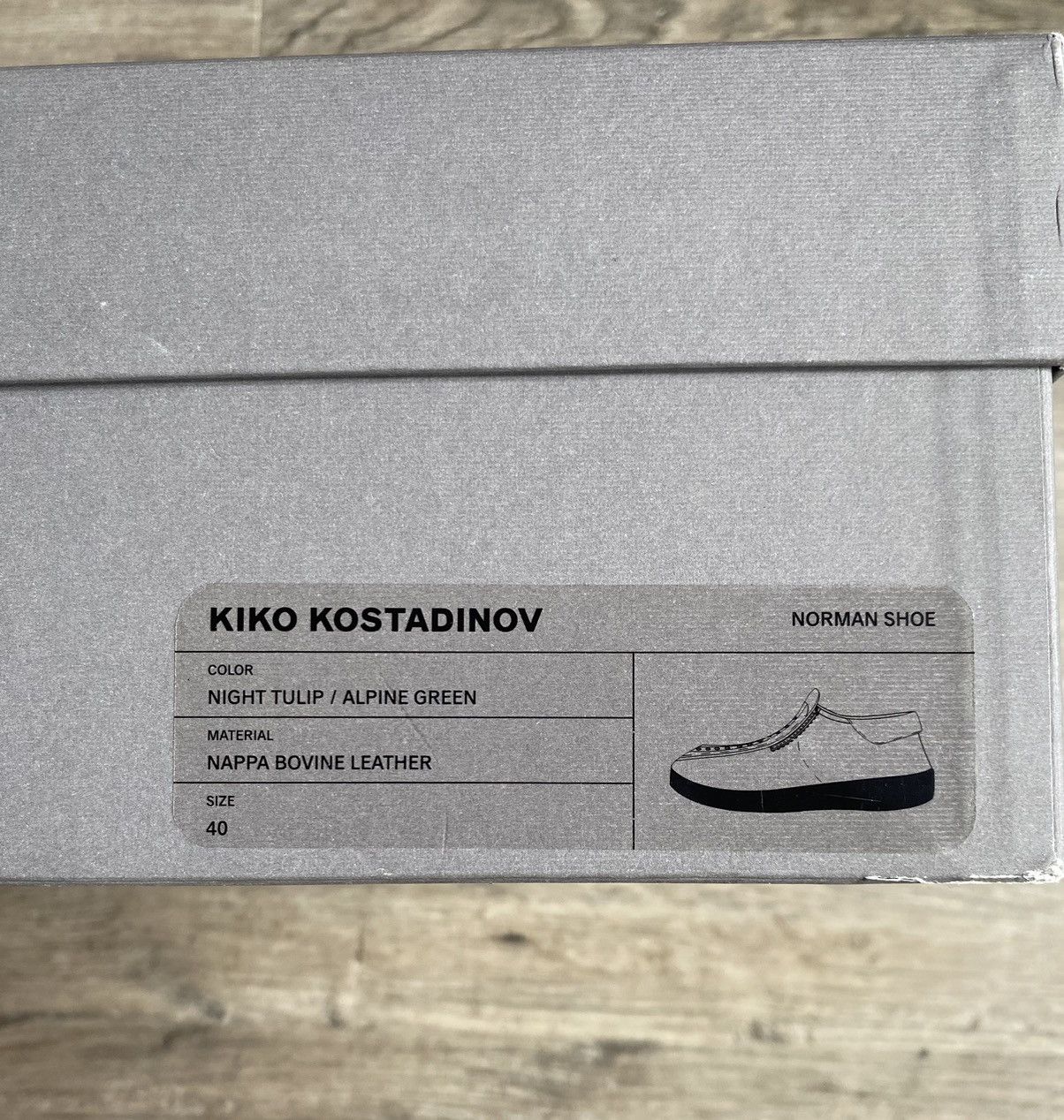 Kiko Kostadinov S/s 21’(Sirokkó) Norman Shoe Size US 7 / EU 40 - 9 Thumbnail