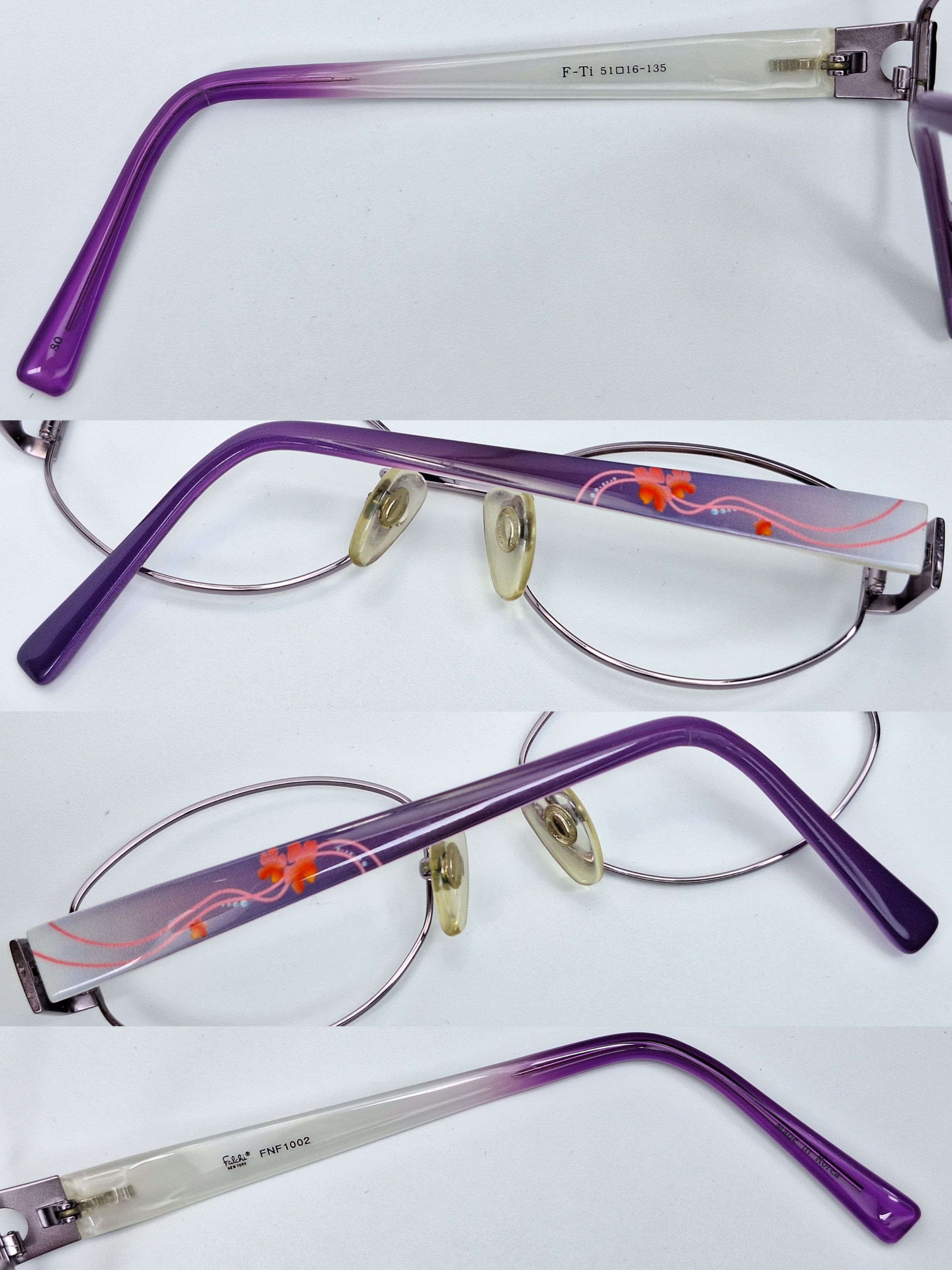 Other Falchi New York FNF1002 Flexible Titanium Eyeglasses Vintage Size ONE SIZE - 2 Thumbnail