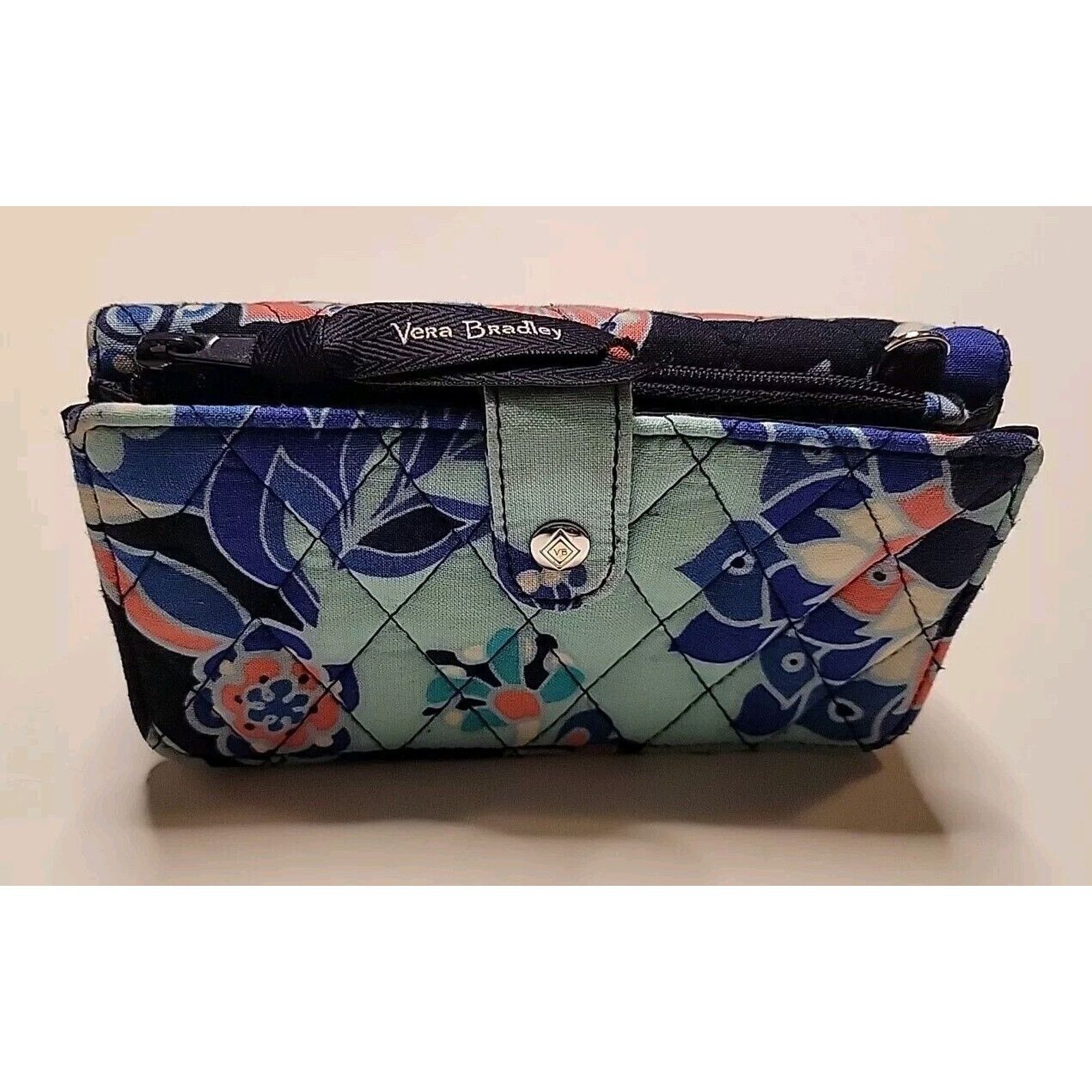 Vera Bradley Vera Bradley Crossbody Wallet Purse Lotus Floral Swirl Size ONE SIZE - 4 Thumbnail