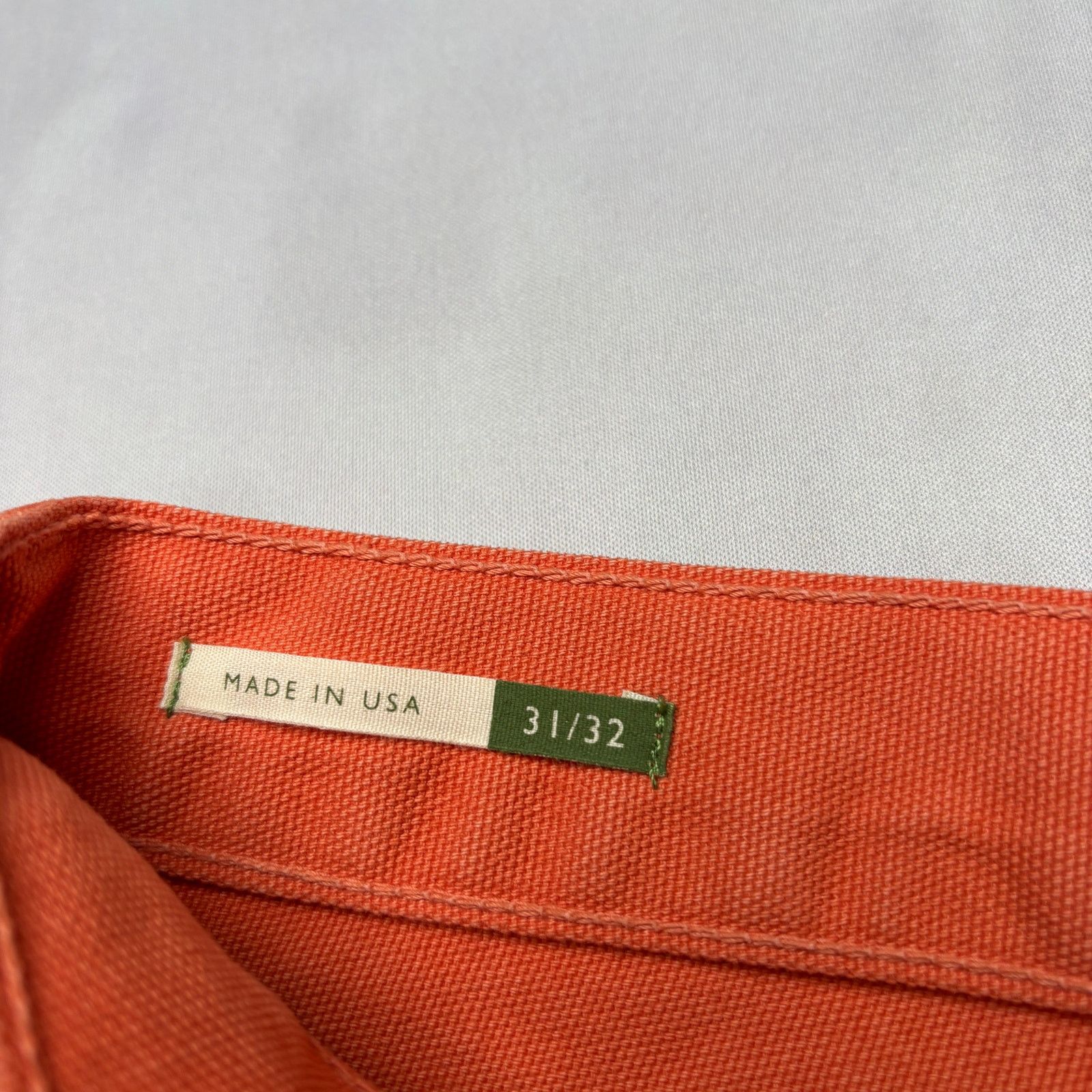 Sid Mashburn $185 Sid Mashburn Slim Straight Jeans 31x32 Canvas 5 Pocket Size US 31 - 3 Thumbnail