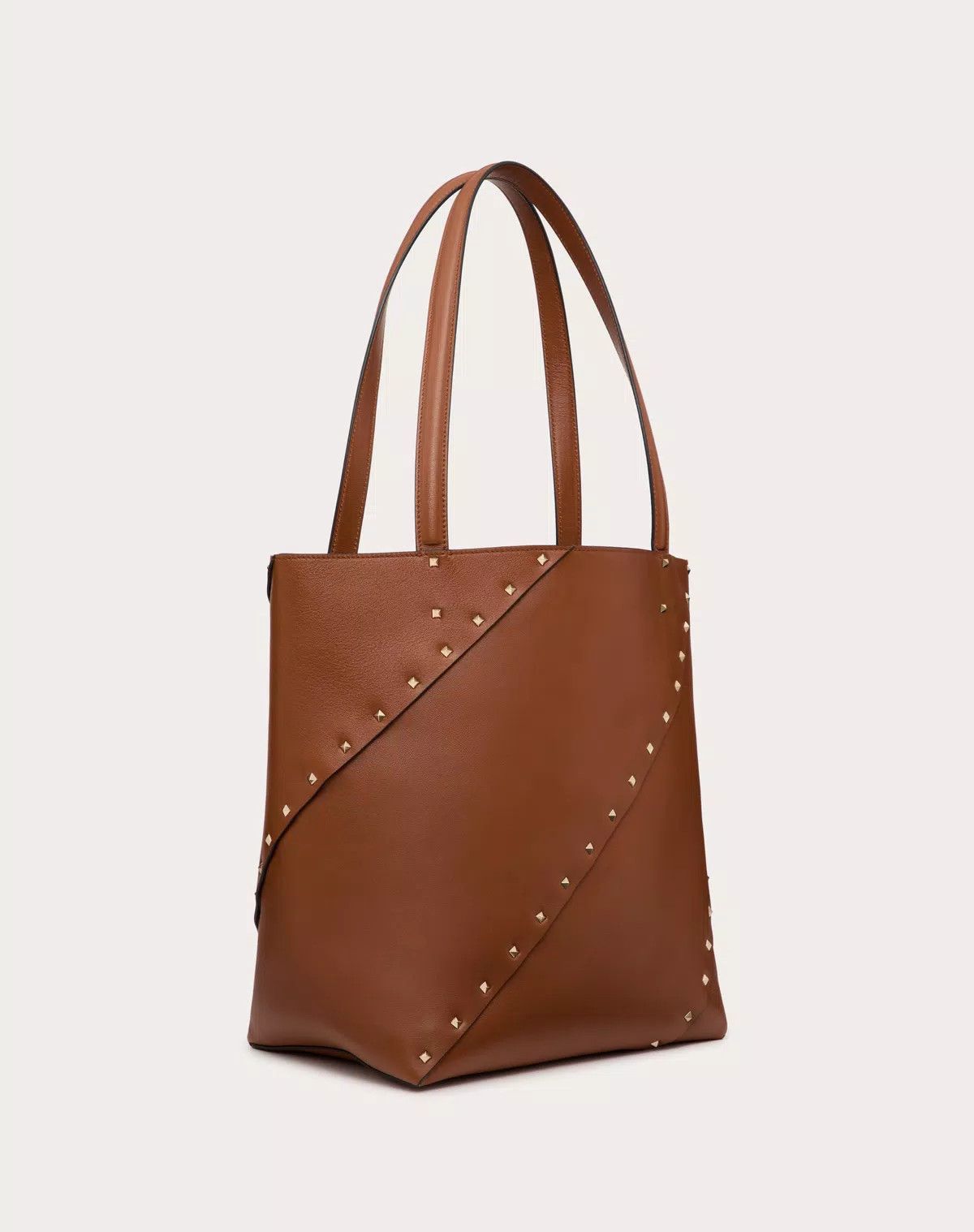 Valentino oc11z0725 Size:OS/ Wispy Shopping Bag In Calfskin in Brown Size ONE SIZE - 2 Thumbnail