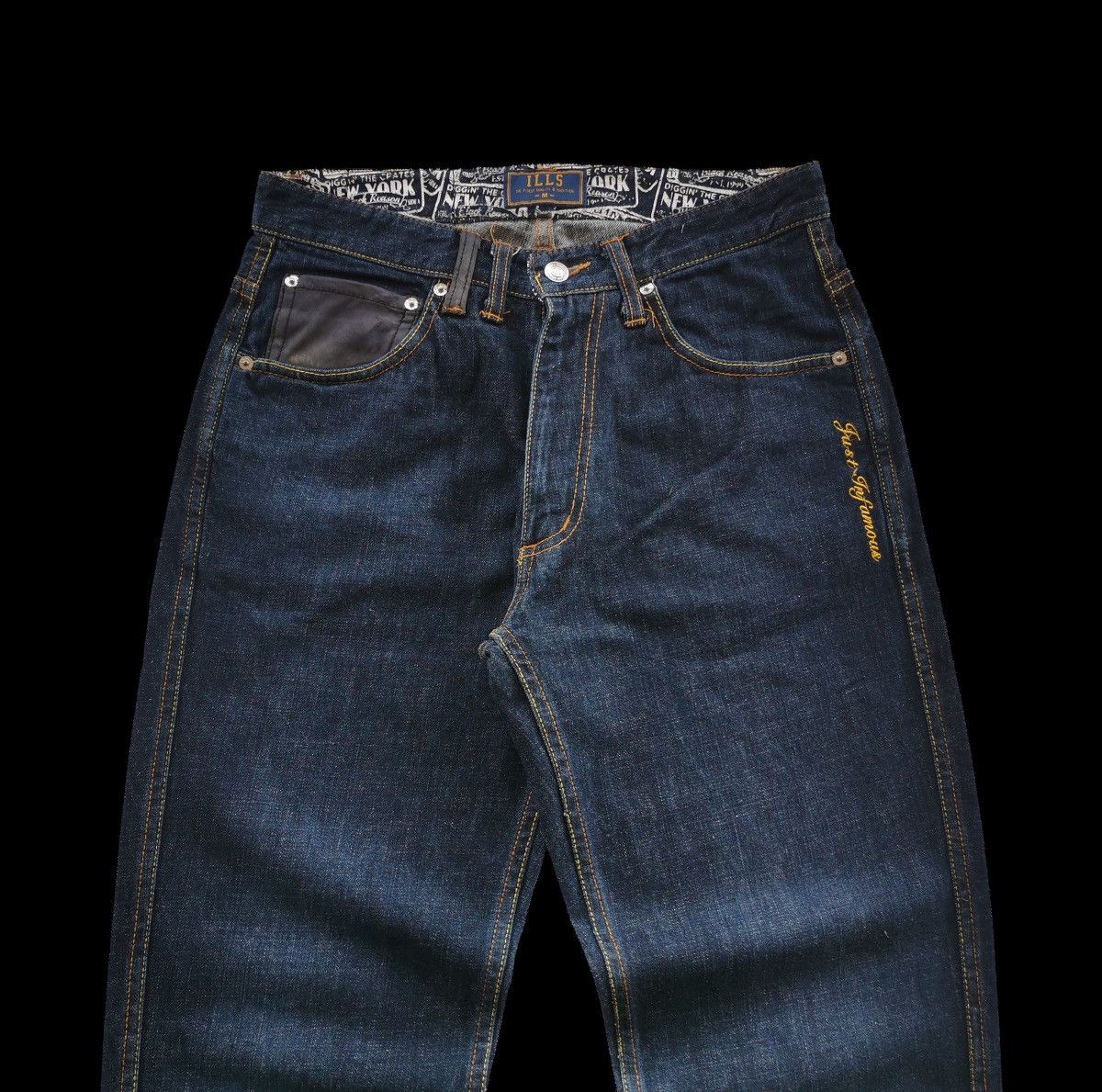 Tribal Streetwear Streetwear Ills Denim Washed Blue Grails Size US 31 - 4 Thumbnail