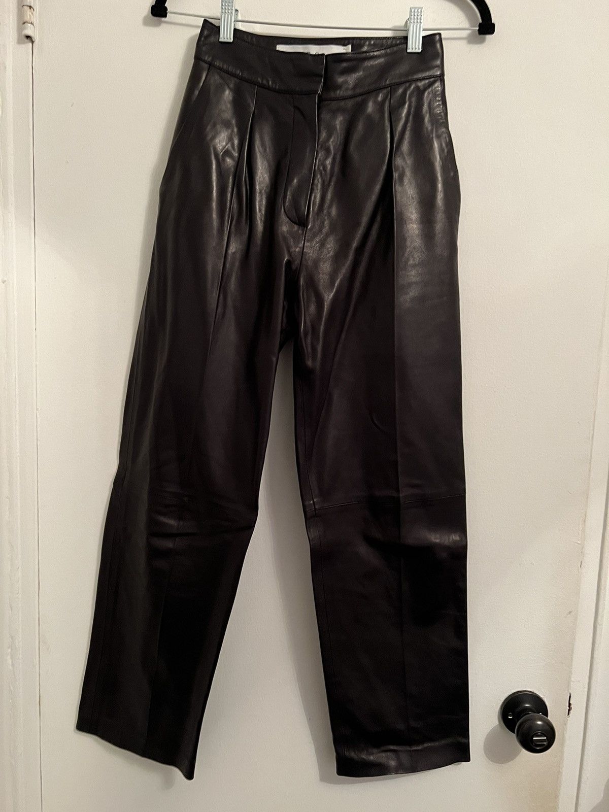 Iro IRO | Adero Leather Trouser Size 24" / US 00 / IT 34 - 6 Thumbnail