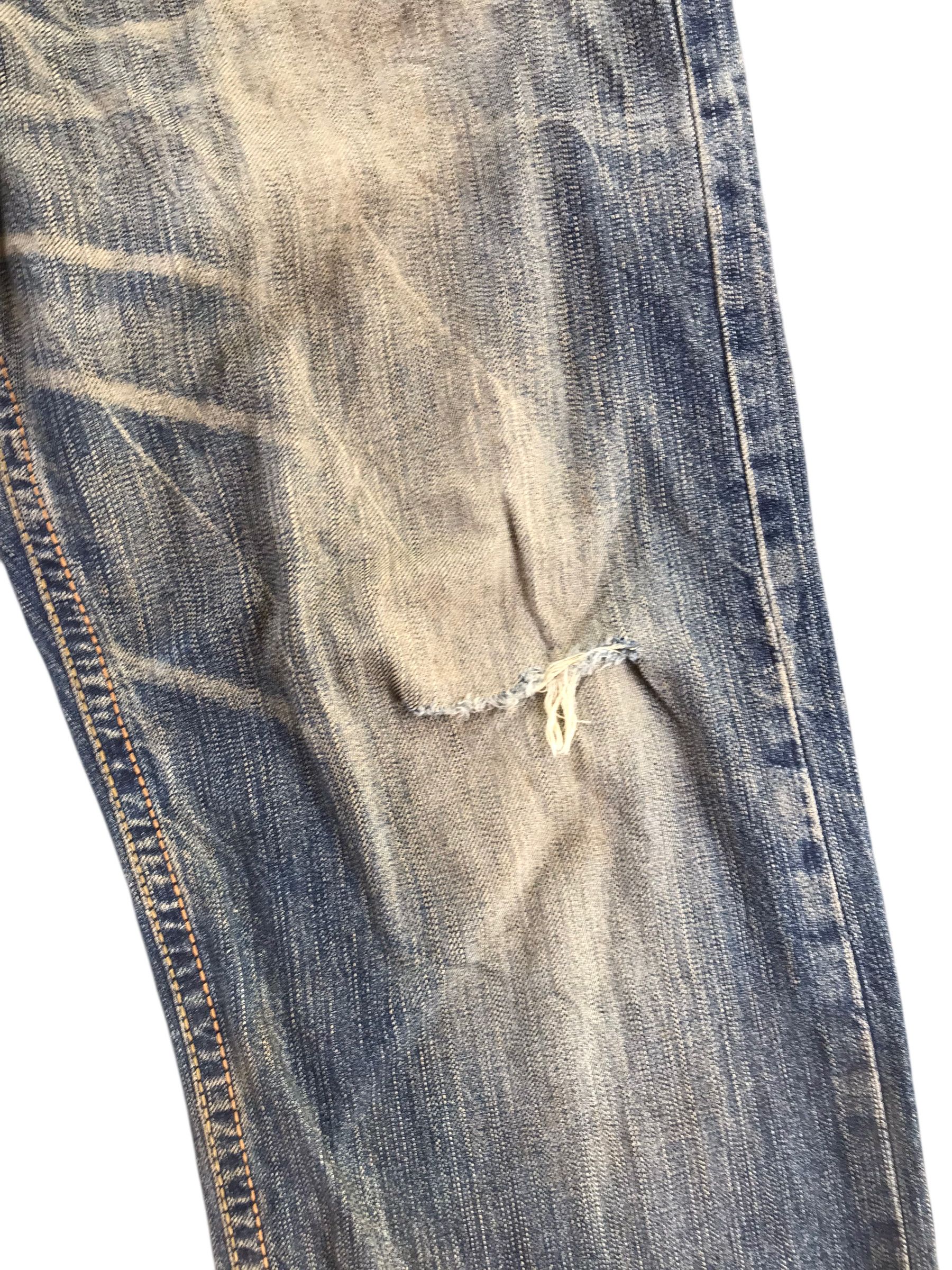 Tornado Mart Vtg 90s Edwin Japan Distressed Denim-Size 35-14th addiction Size US 35 - 15 Thumbnail