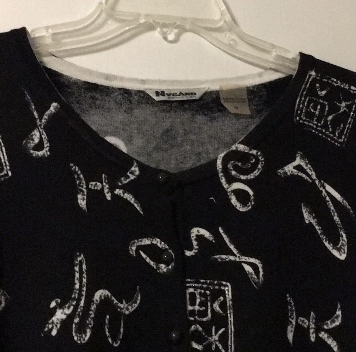 Other Hygard Collection Black and White Long Sleeve Top Size M / US 6-8 / IT 42-44 - 3 Thumbnail