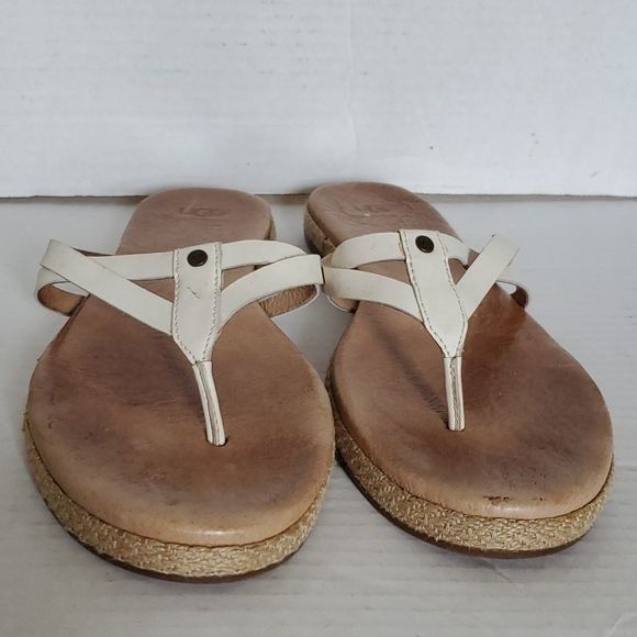Ugg Ugg Australia Annice Leather Sandals Flip Flops Shoes Strapp Grailed