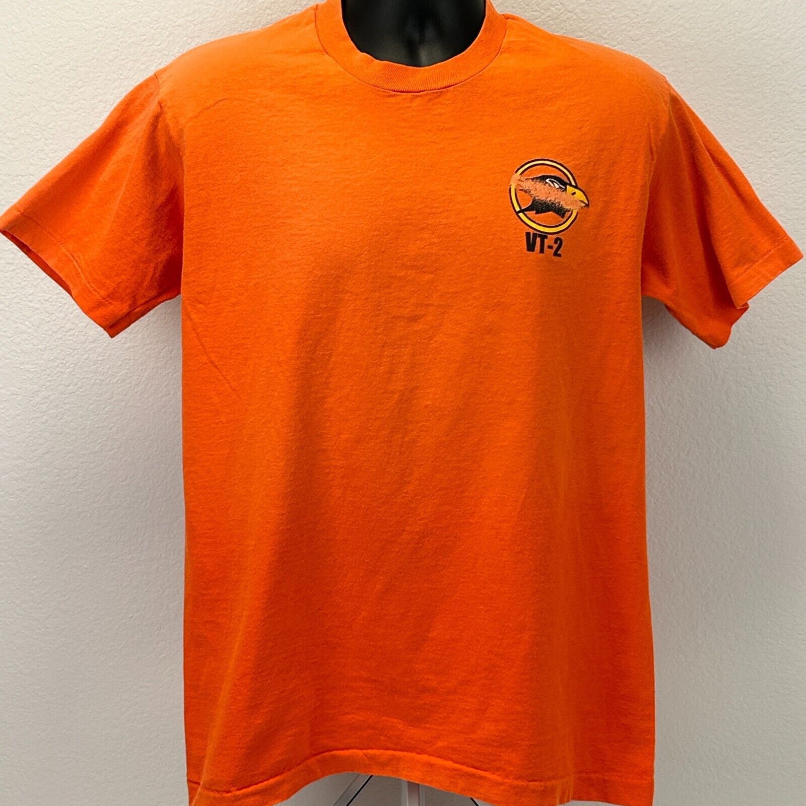 Fruit Of The Loom Vintage VT-2 Doerbirds T Shirt US Navy Training Orange L Size US L / EU 52-54 / 3 - 2 Thumbnail