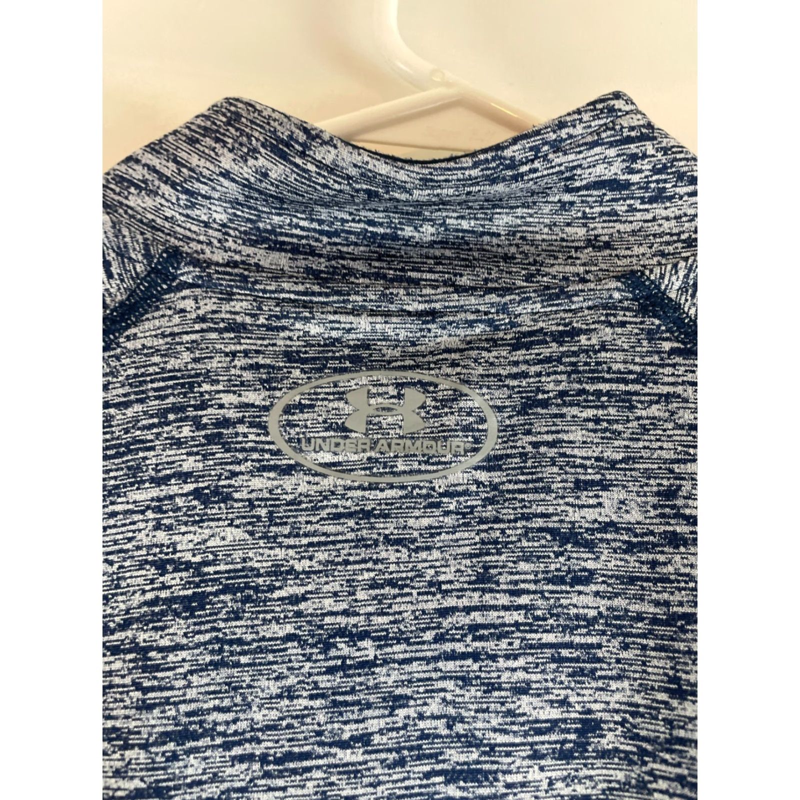 Under Armour Under armour Heat Gear Shirt Women's Medium Blue Heather Activewear 1/4 Zip Size M / US 6-8 / IT 42-44 - 6 Thumbnail