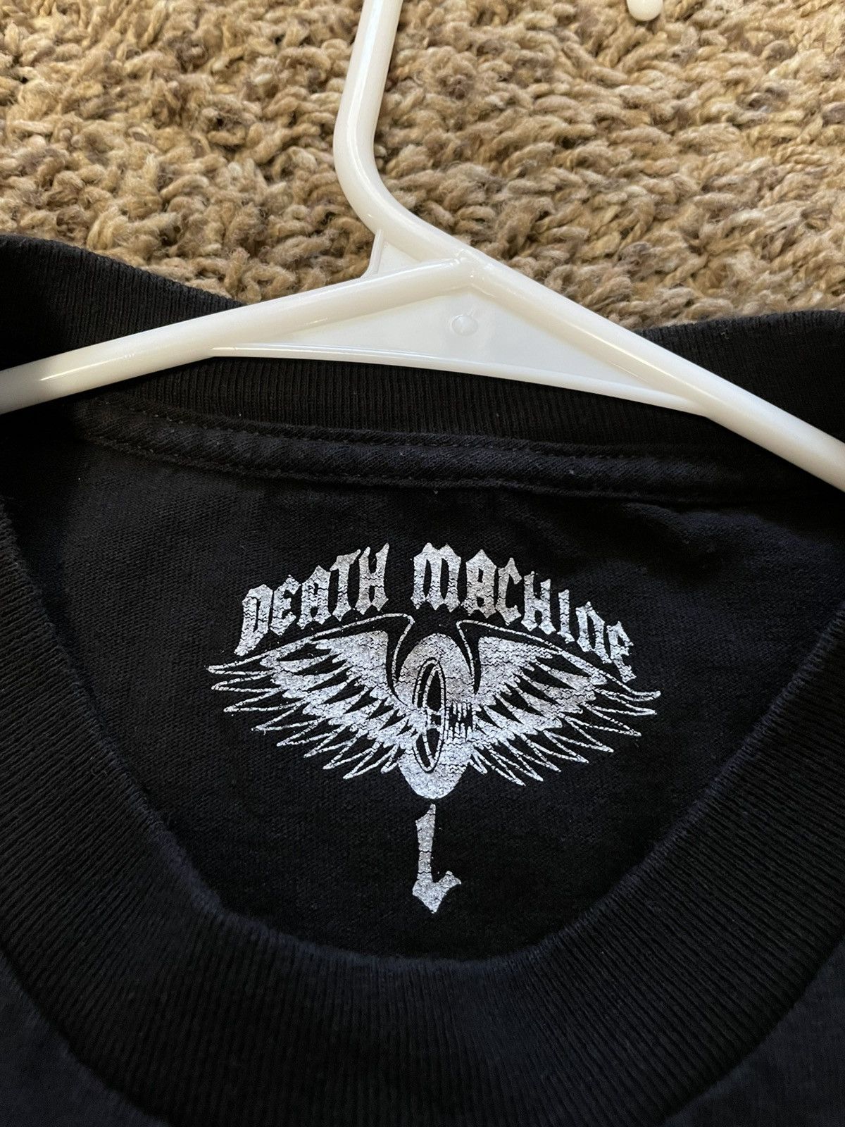 Vintage Death Machine Skull T-Shirt Size US L / EU 52-54 / 3 - 3 Thumbnail