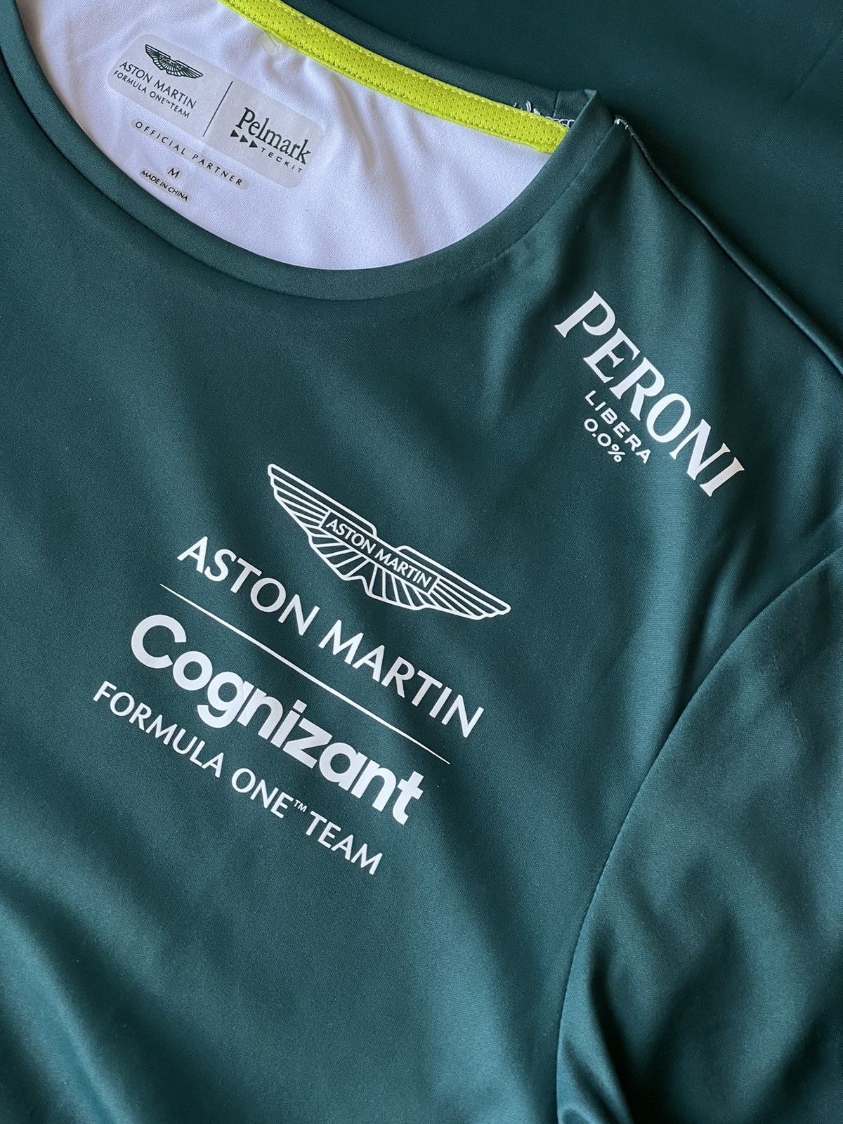 Formula 1 Aston Martin Pelmark formula 1 team green jersey Size US M / EU 48-50 / 2 - 6 Thumbnail