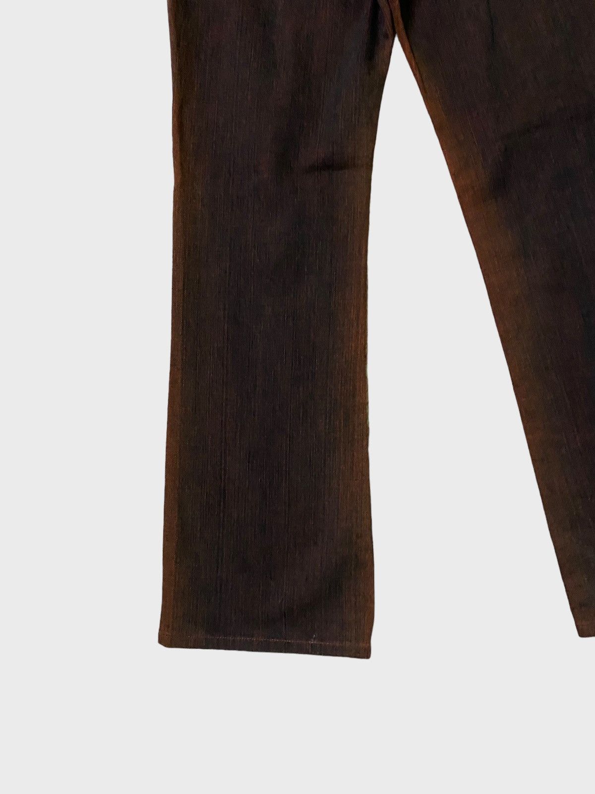 If Six Was Nine × Le Grande Bleu (L.G.B.) × Wrangler Flared Wrangler Black Red Two Tone Boot Cut Denim Size US 28 / EU 44 - 13 Thumbnail