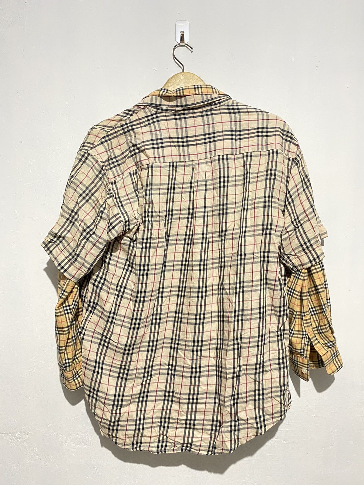 Burberry × Vintage 1 of 1 Vintage Burberry Nova Checker hybrid button ups Size US M / EU 48-50 / 2 - 2 Thumbnail