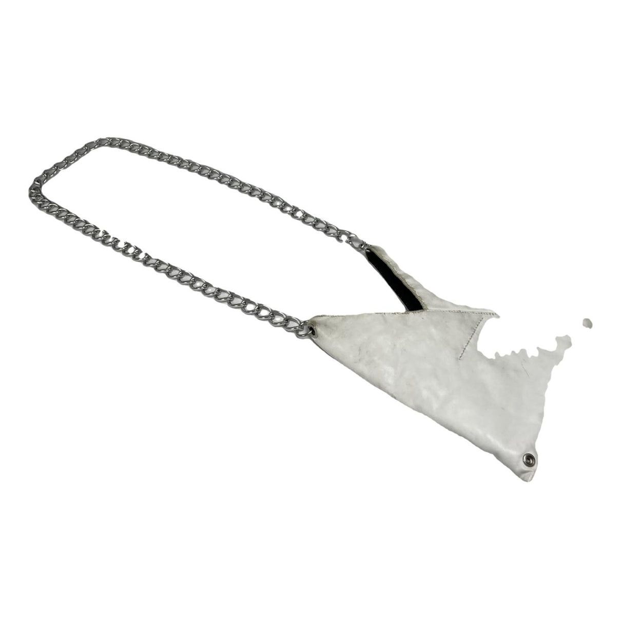 MM6 White Leather Handbag Size ONE SIZE - 1 Thumbnail