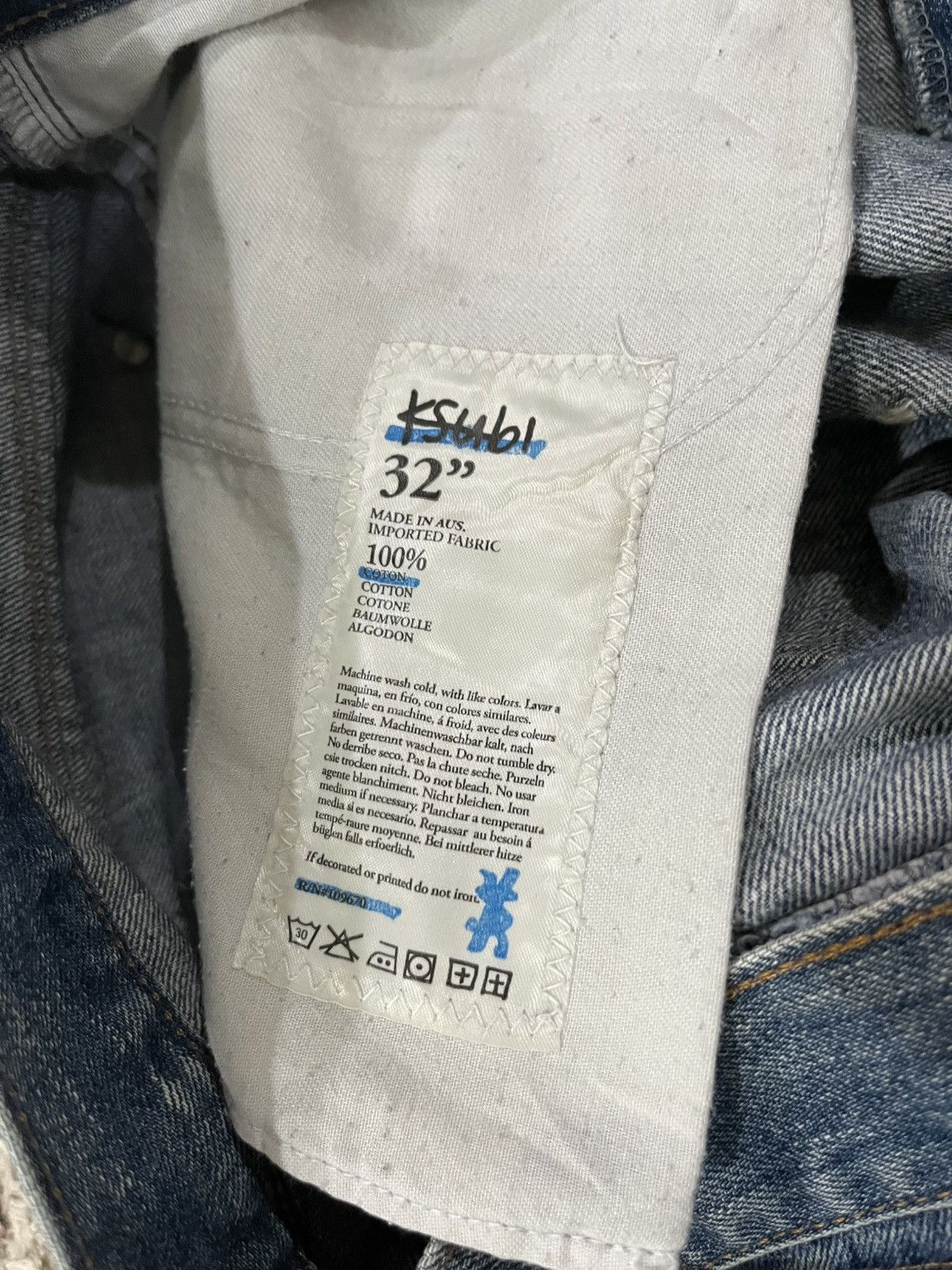 Ksubi OG KSUBI VAN WINKLE DISTRESSED DENIM Size US 32 / EU 48 - 5 Thumbnail