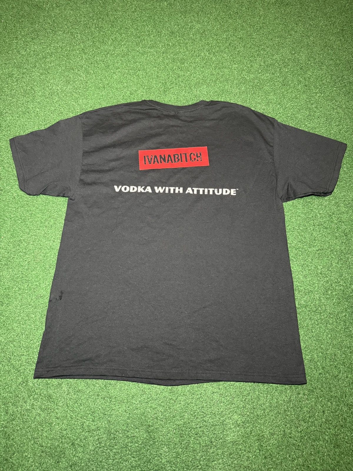 Hanes Vintage Ivanabitch Vodka Start Bitchin Lrg Alcohol T Shirt Size US L / EU 52-54 / 3 - 3 Thumbnail