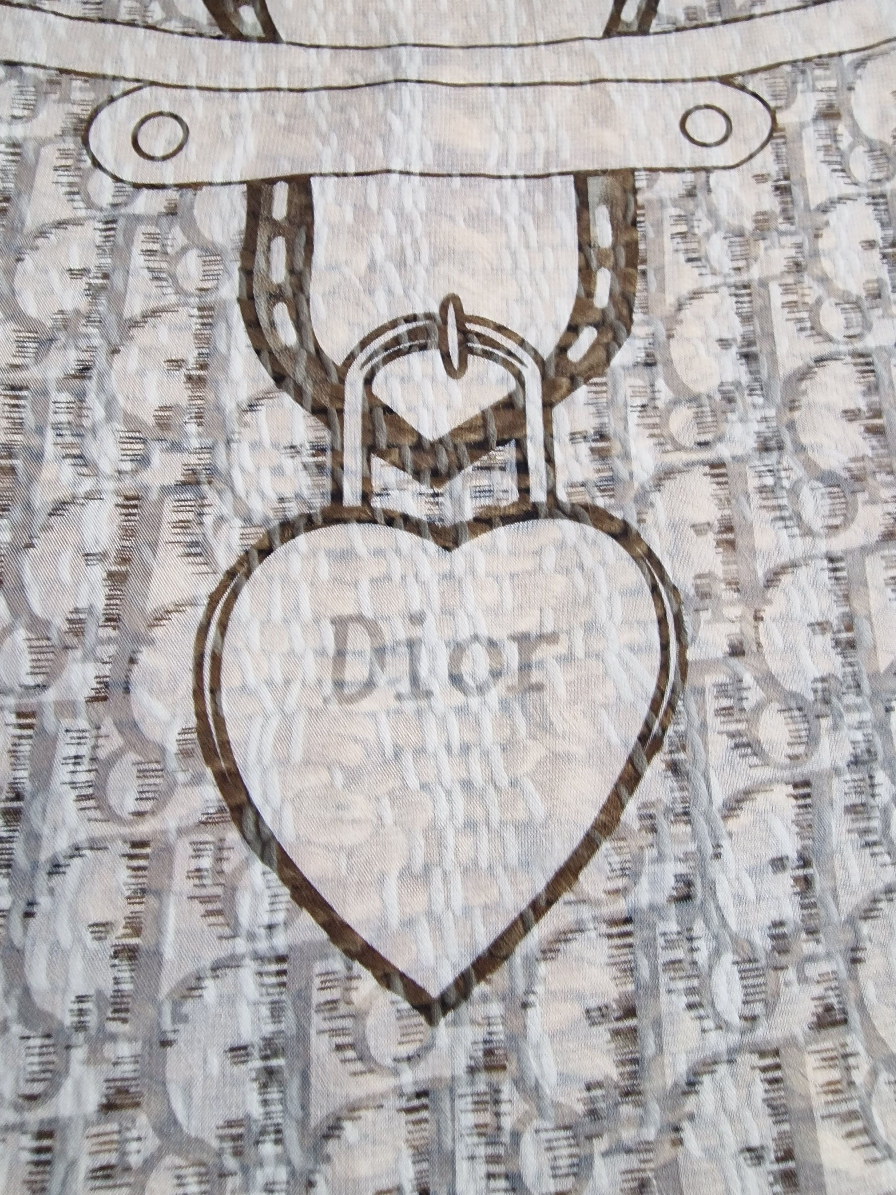 Dior Christian Dior Silk Monogram Logo Oblique Shawl Scarf Size ONE SIZE - 10 Thumbnail