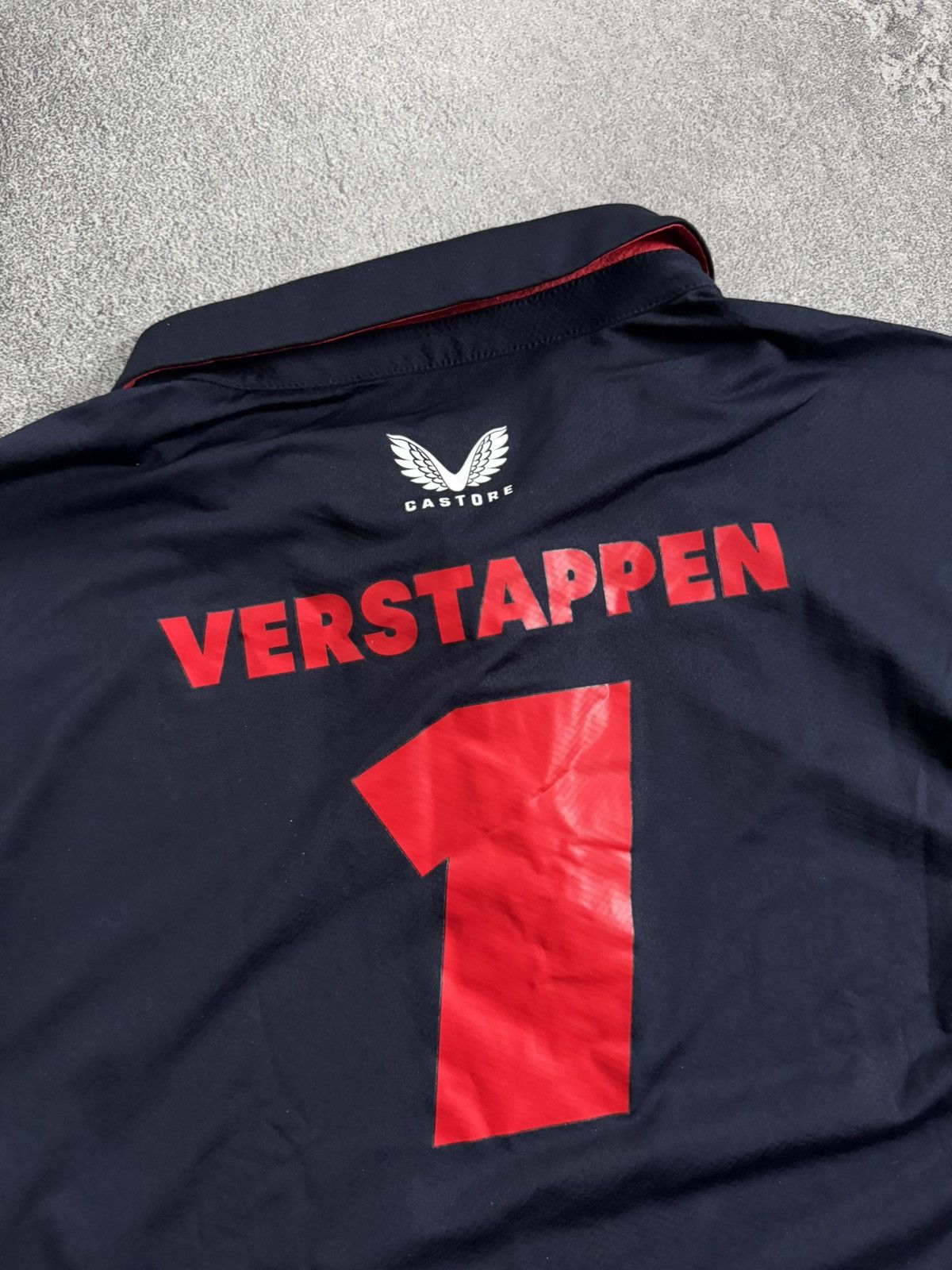 Formula 1 Max Verstappen Polo Tee Red Bull Castore Oracle racing F1 Size US L / EU 52-54 / 3 - 15 Thumbnail