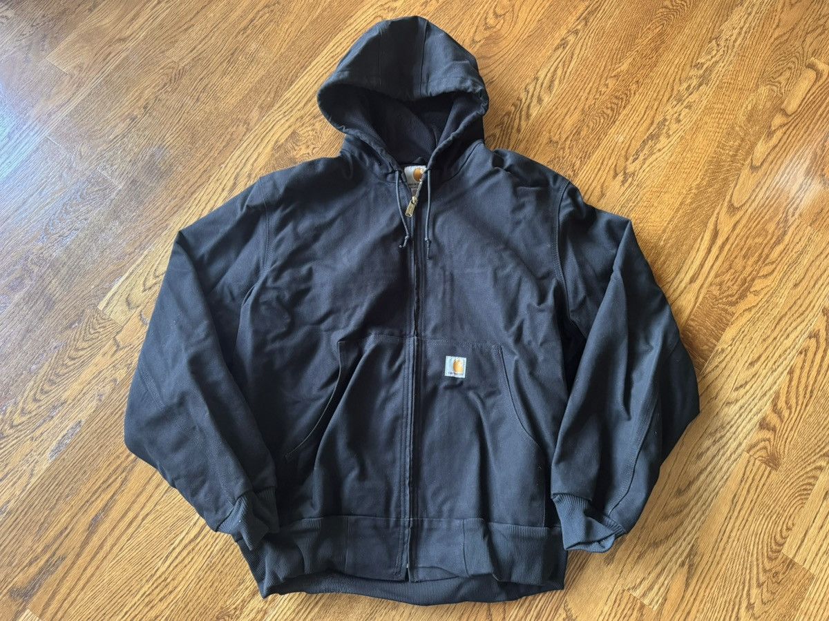 Carhartt Carhartt Black Active Jacket Detroit JQ296 JQ294 Coat Size US L / EU 52-54 / 3 - 1 Thumbnail