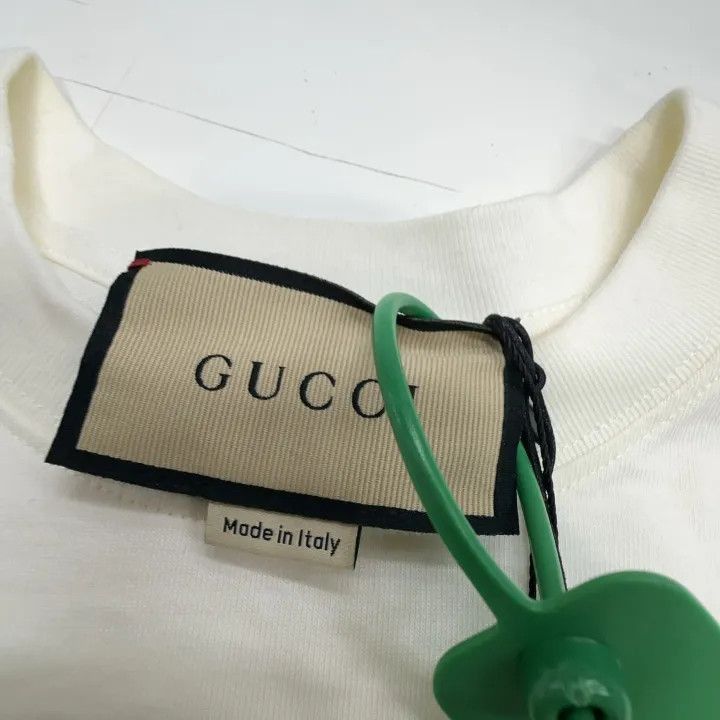 Gucci Gucci Bear Print Cropped T-Shirt for Women-2507 Size XXS / US 00 / IT 34 - 3 Thumbnail