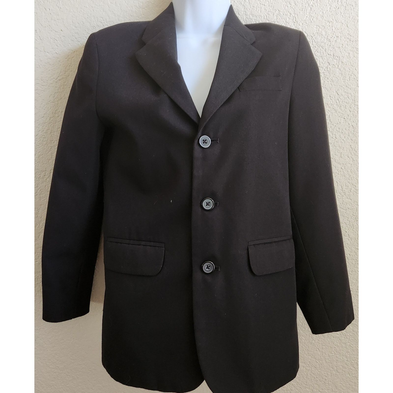 Other Van Heusen Black Women's Blazer 12 Reg Lined Size XL / US 12-14 / IT 48-50 - 1 Thumbnail