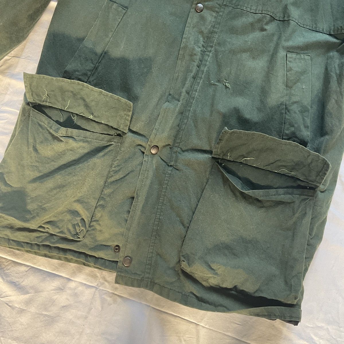 Vintage Rare Vintage 80’-90’ British Wax Mill Dark Green Size US XL / EU 56 / 4 - 3 Thumbnail