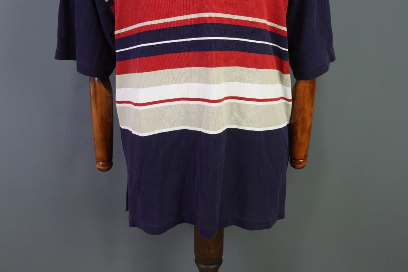 Lacoste Lacoste Multicolor Striped Polo Shirt Size 6 / XL Size US M / EU 48-50 / 2 - 4 Thumbnail
