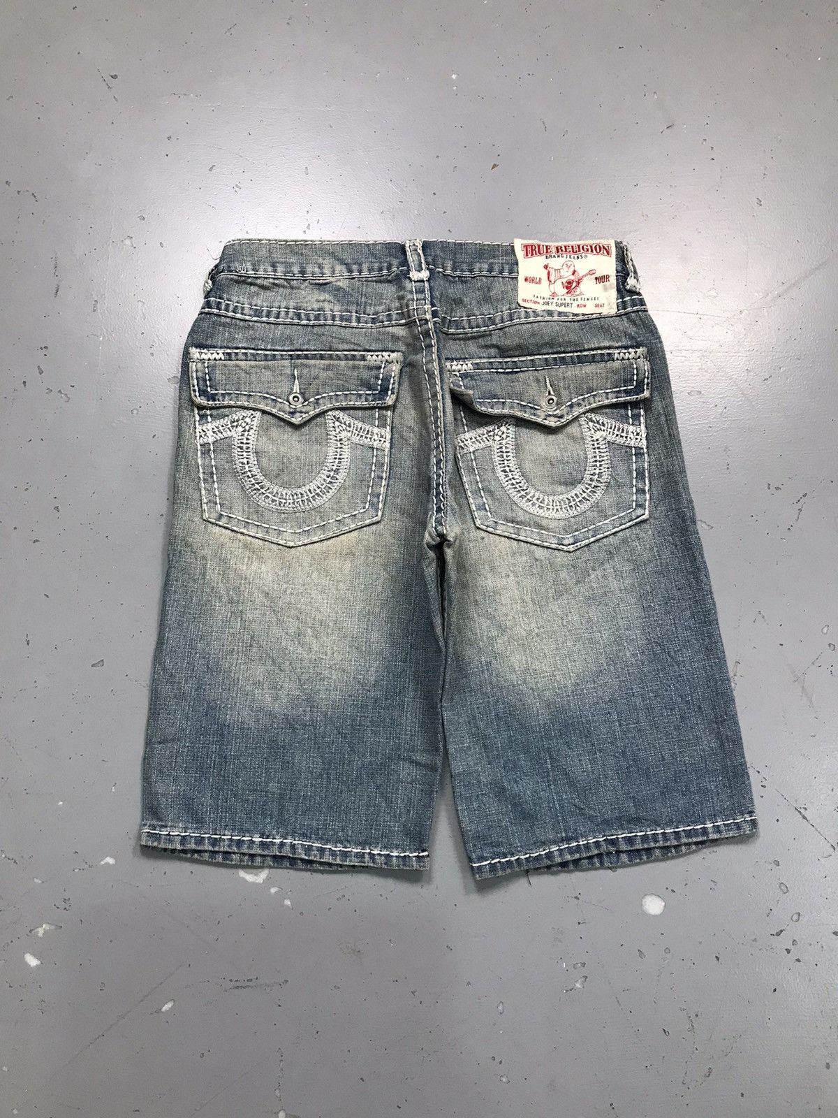 Designer × Vintage Vintage hip hop Joey super T faded denim short Size US 32 / EU 48 - 1 Thumbnail