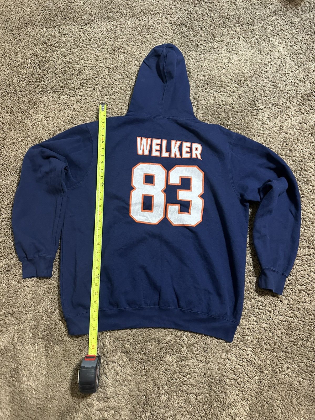 NFL Vintage NFL Denver Broncos “welker” hoodie 00s size xl Size US XL / EU 56 / 4 - 8 Thumbnail