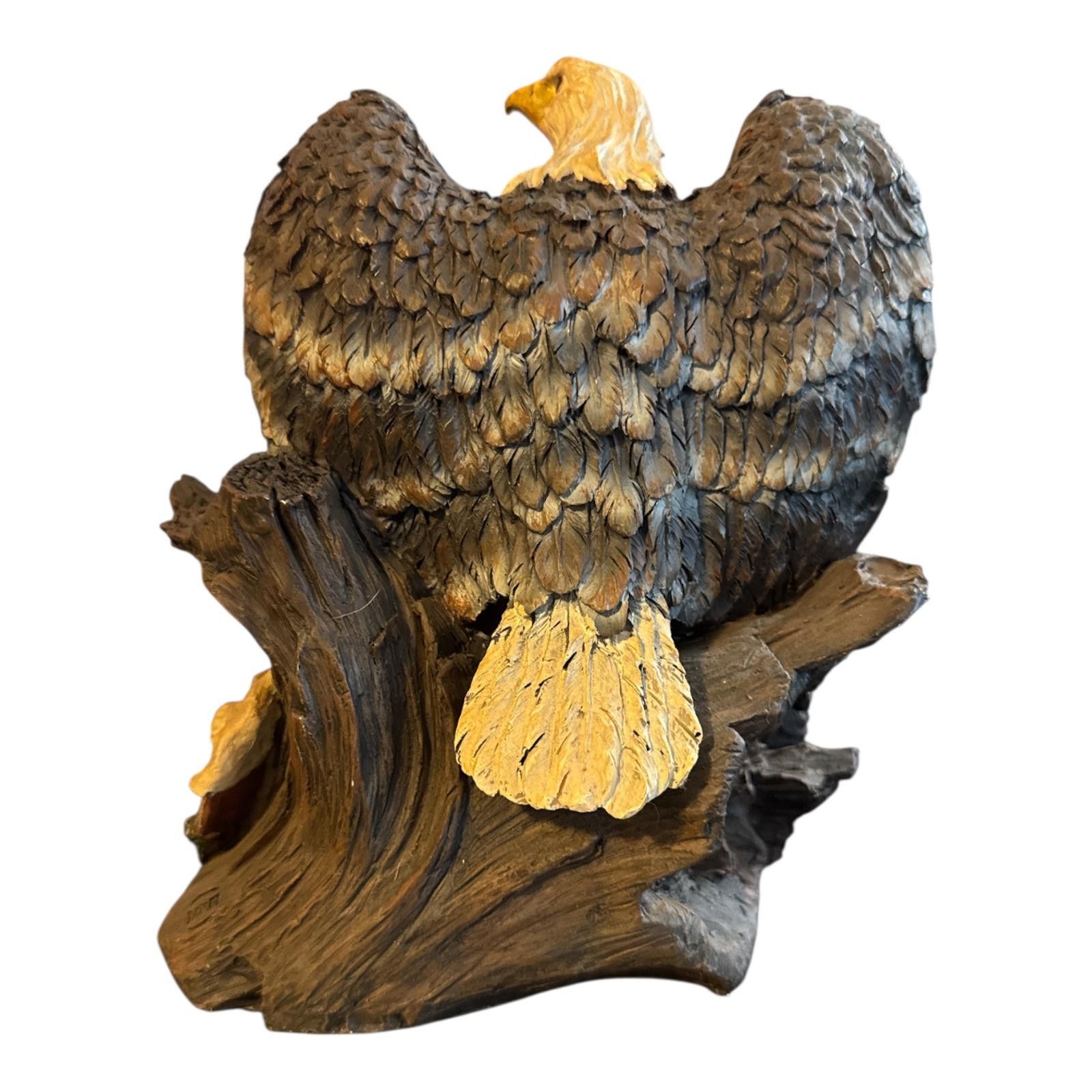 The Unbranded Brand Decorative Native American Inspired Sculpture with Eagle and Size ONE SIZE - 3 Thumbnail