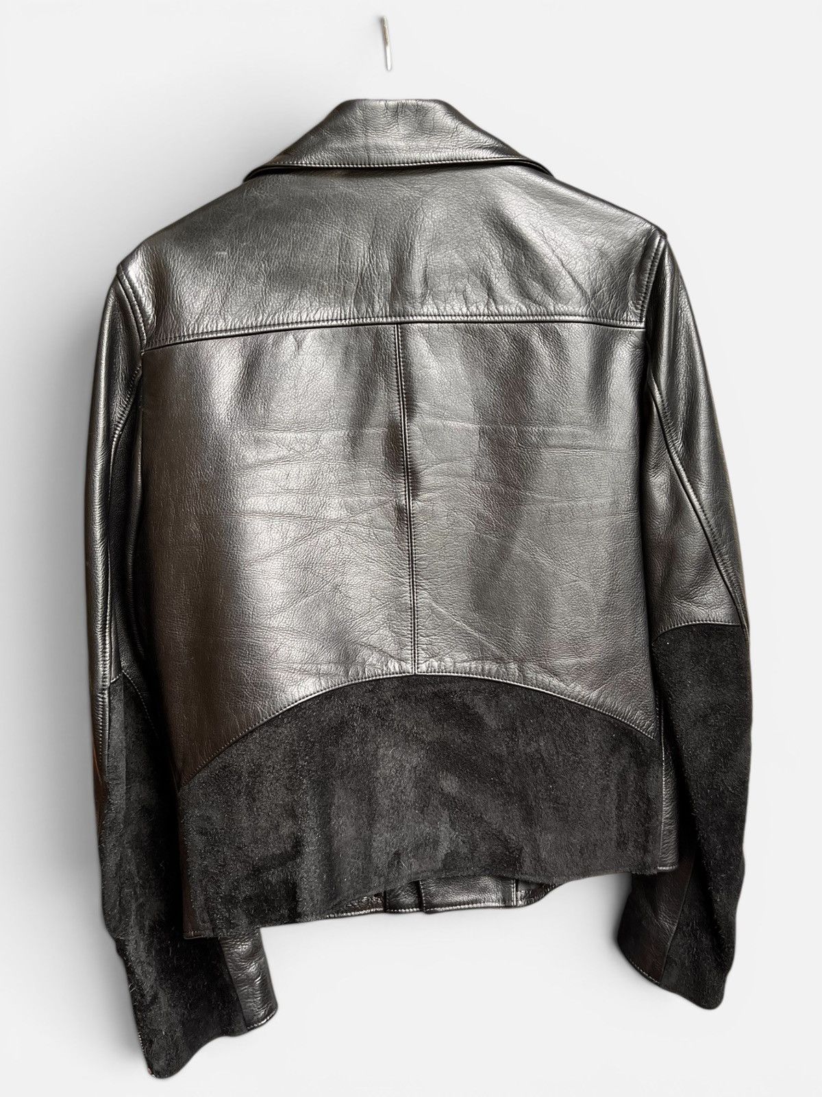 Acne Studios Acne Studios Gibson Black Calf Leather Biker Jacket Size 48 Size US M / EU 48-50 / 2 - 6 Thumbnail