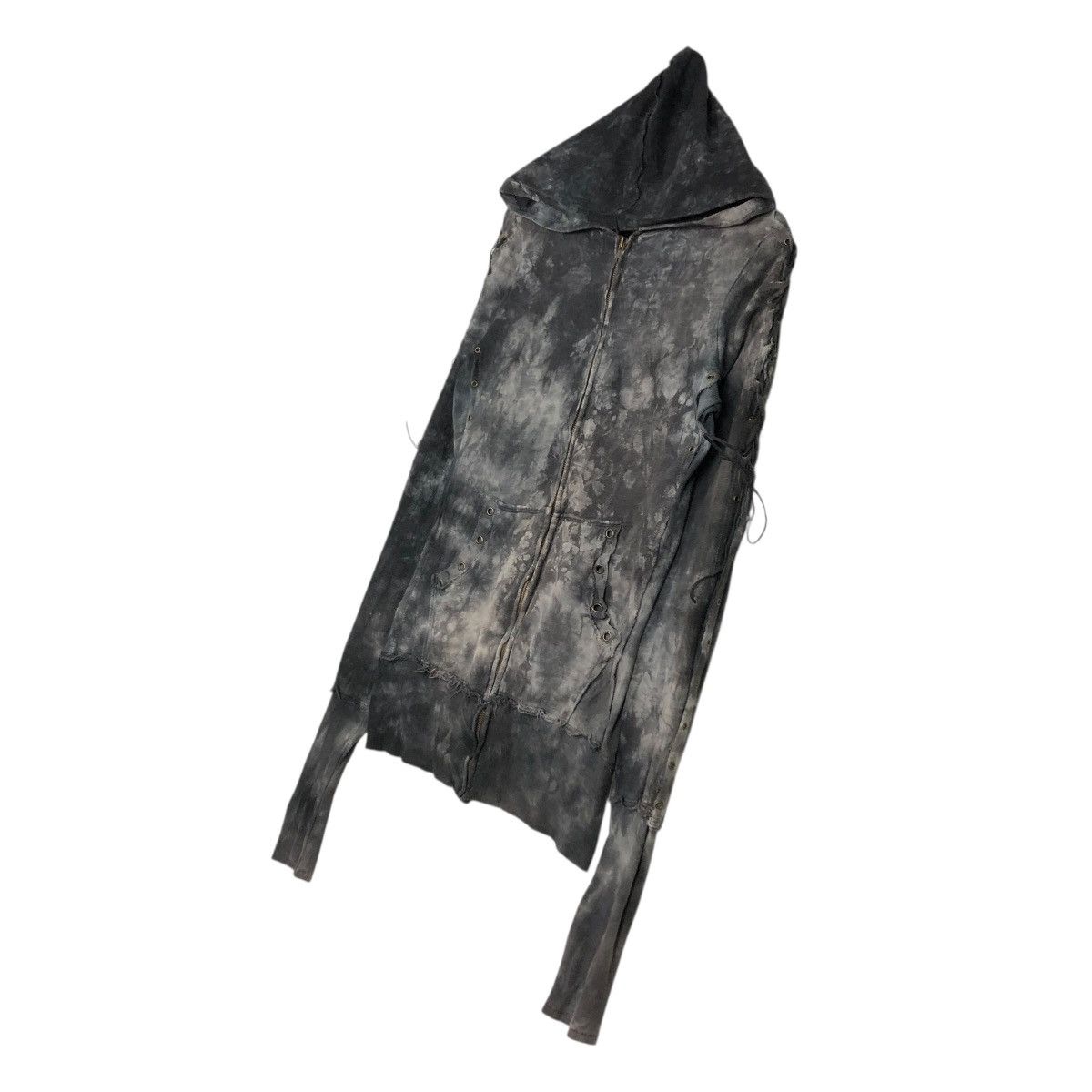 Vintage 🔥DISTRESSED PUNK BIKER ZIPPER JACKET MOON ACID WASH STYLE Size US M / EU 48-50 / 2 - 4 Thumbnail