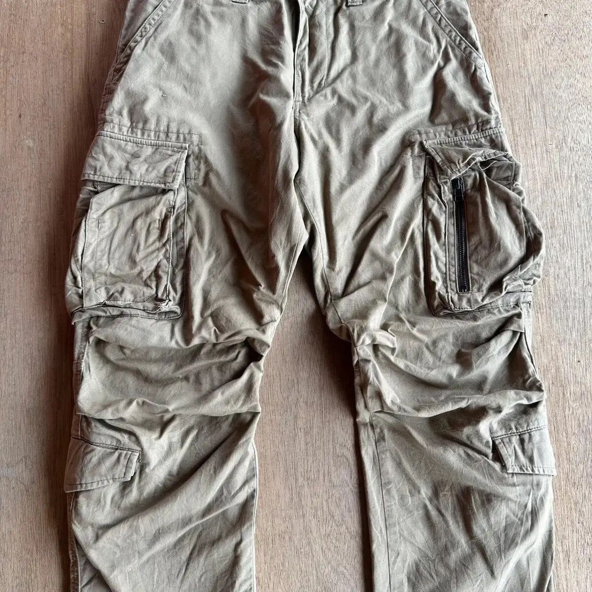 Japanese Brand BIG POCKET ALPHA INDUSTRIES TACTICAL MULTIPOCKET LOOSE CARGO Size US 33 - 4 Thumbnail