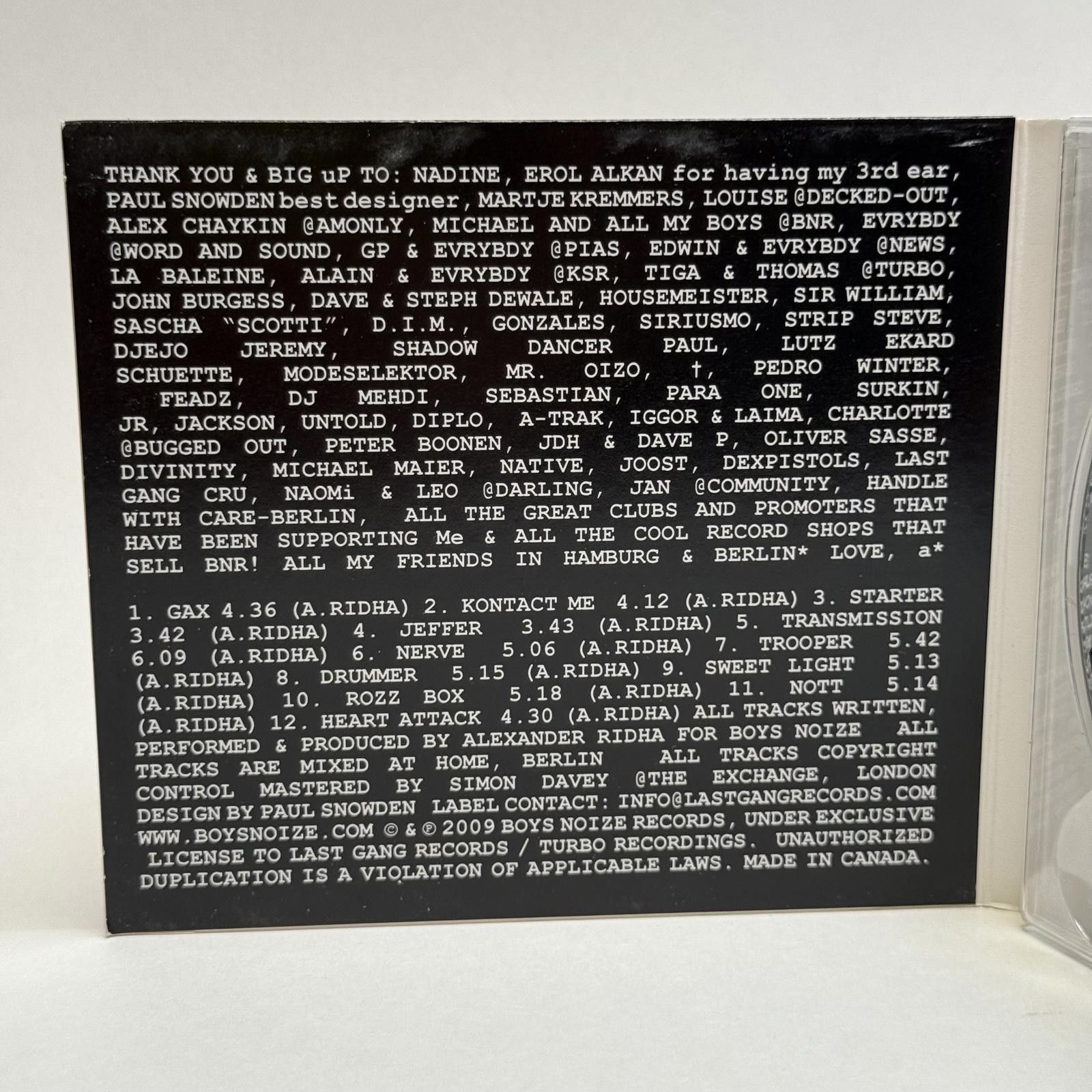 Designer Boys Noize - Power CD 2009 Album CIB Size ONE SIZE - 8 Thumbnail