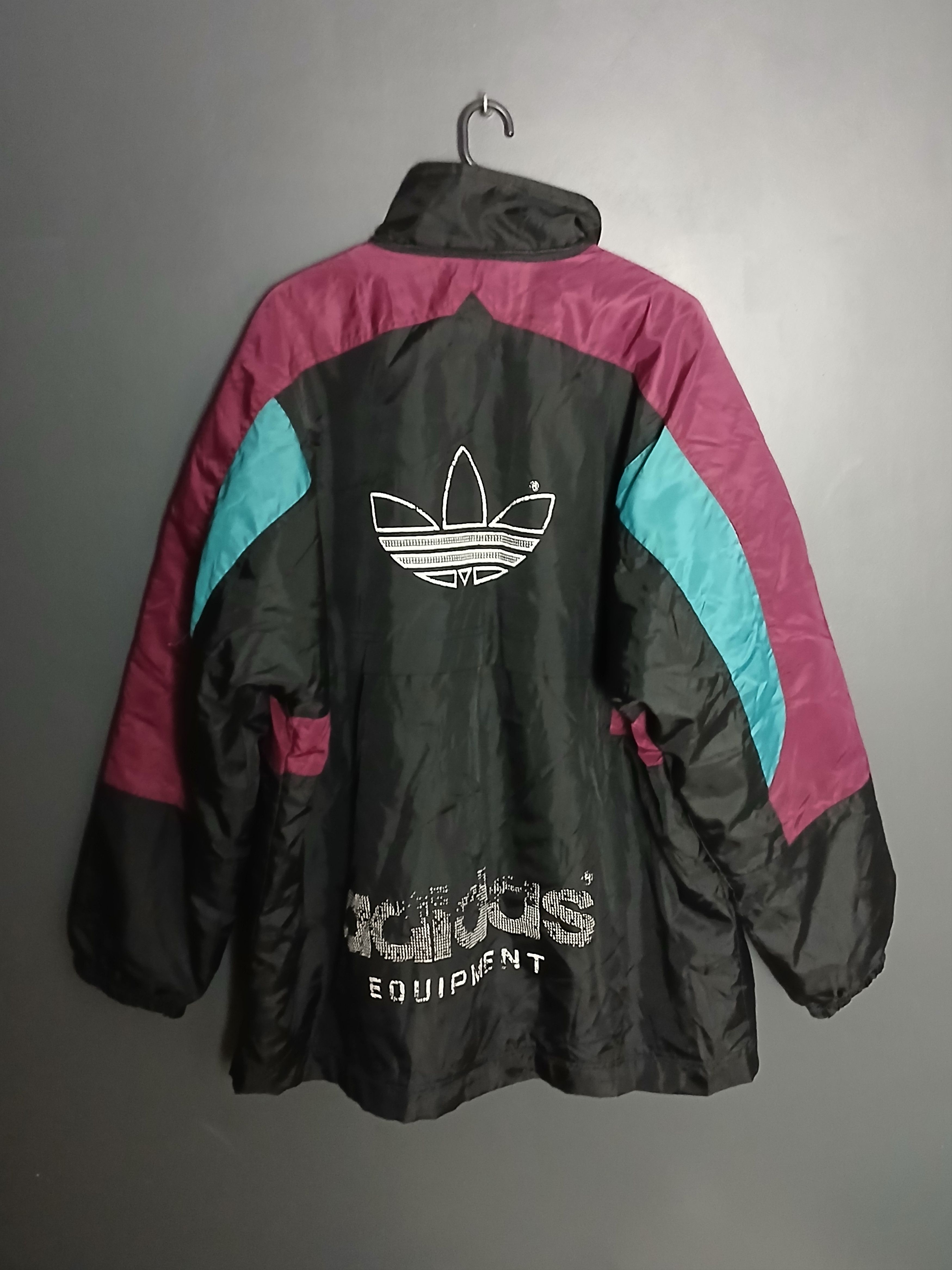 Adidas × Vintage Vintage Adidas Equipment Jacket Size US XXL / EU 58 / 5 - 2 Thumbnail