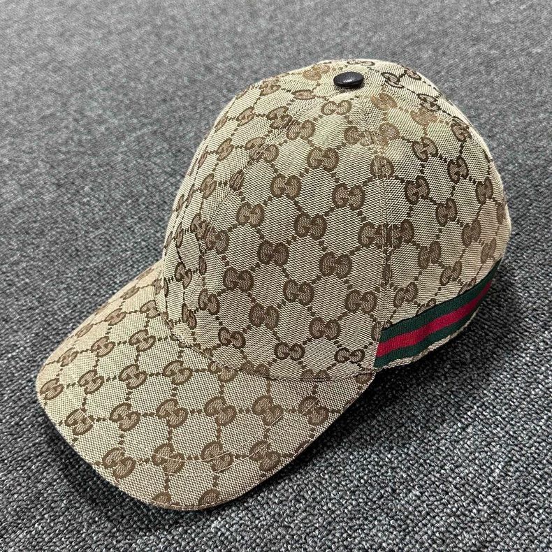 Gucci Gucci Vintage Pattern All - Over Print Striped Baseball Cap Size ONE SIZE - 3 Thumbnail