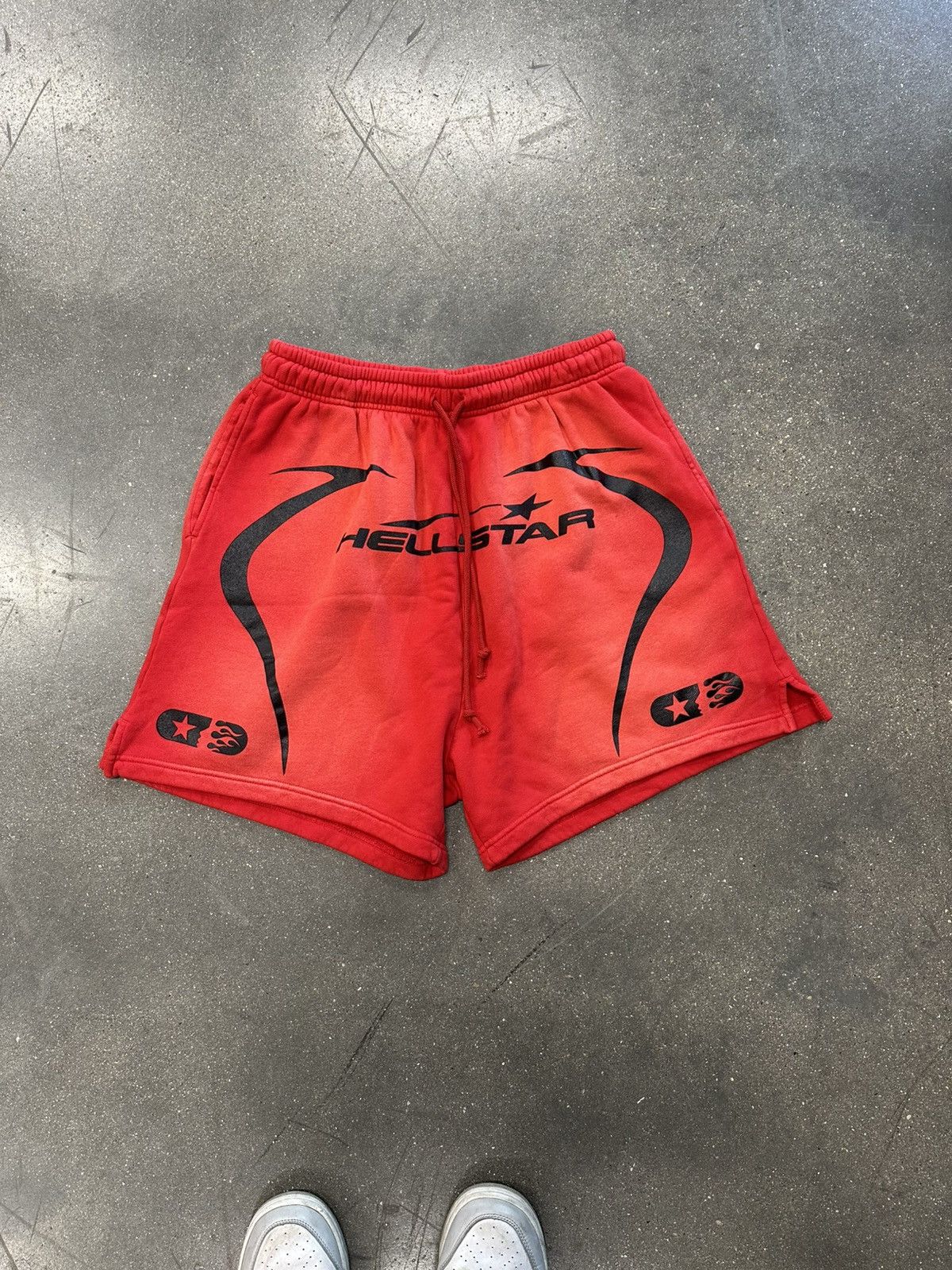 HELLSTAR Hellstar Warm Up Shorts Red Size US 34 / EU 50 - 1 Thumbnail