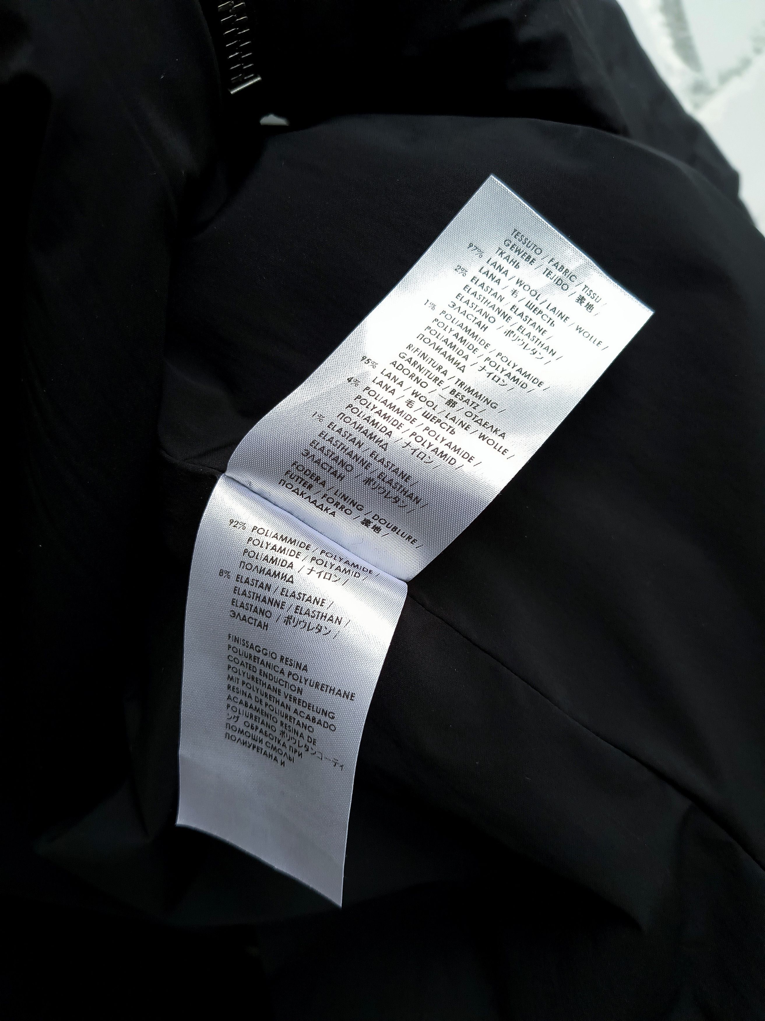 Gucci Gucci Black Wool/Nylon Jacket Vest 2in1 Size US M / EU 48-50 / 2 - 12 Thumbnail