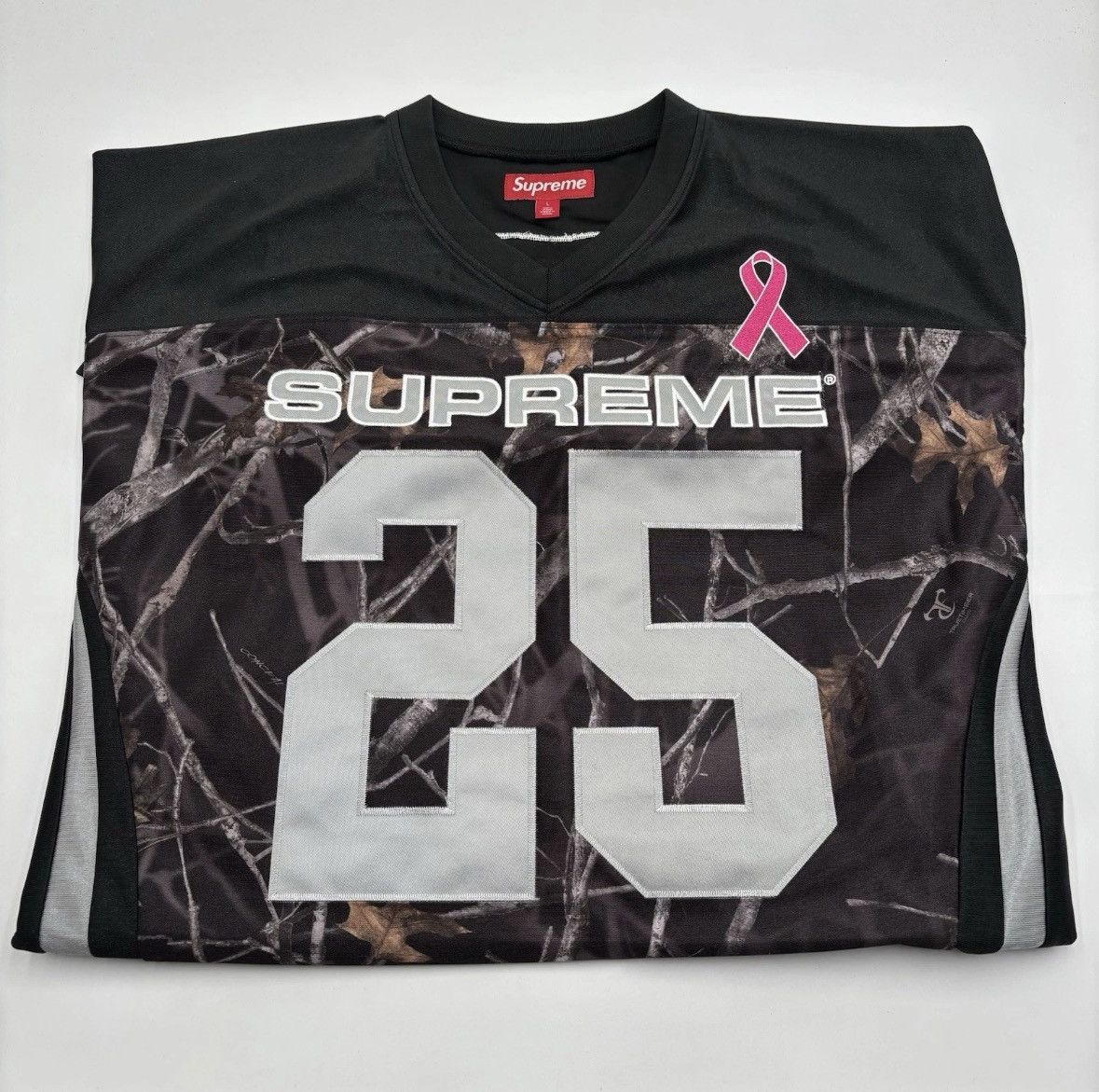 Supreme Breast Cancer Awareness Jersey Black Size Large