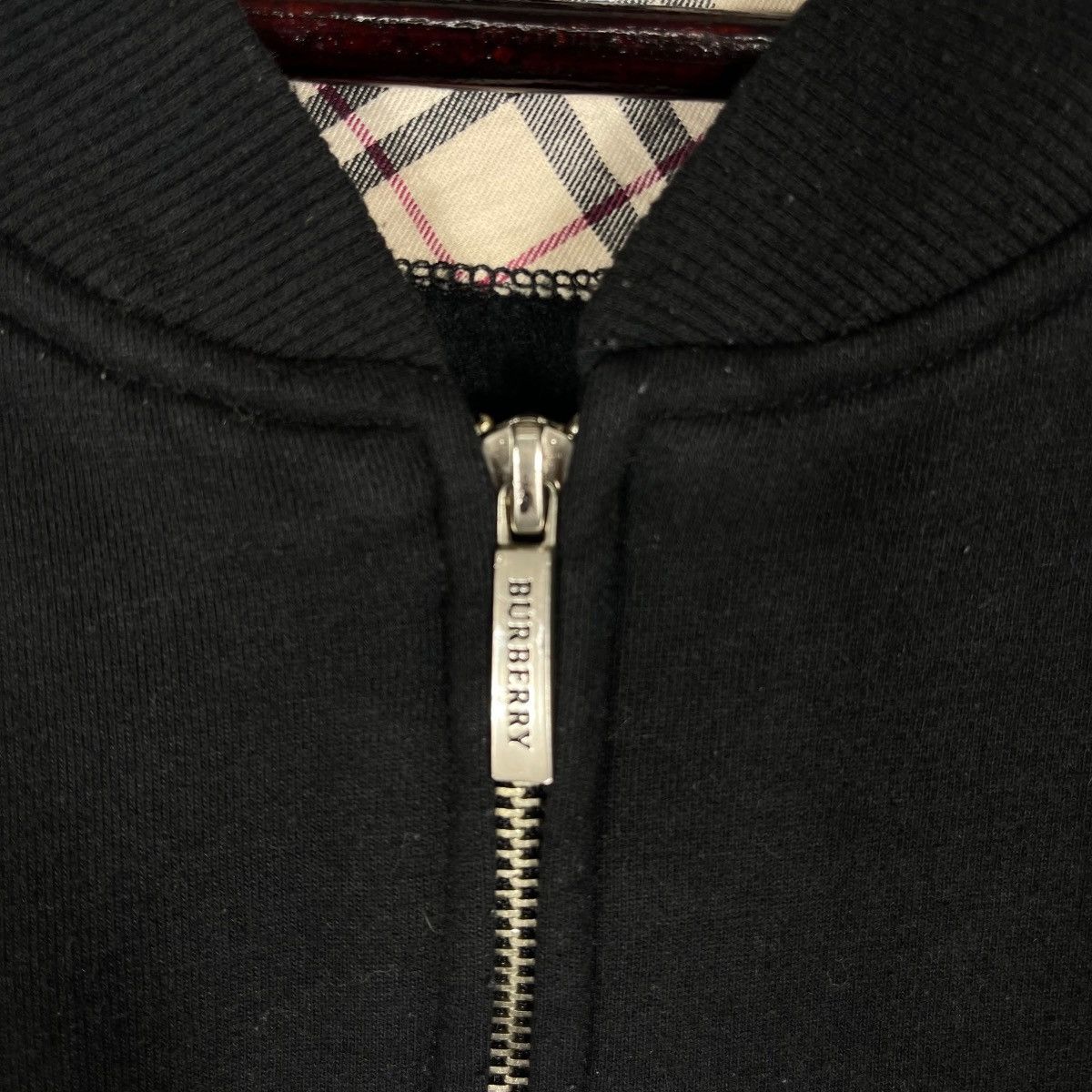 Burberry Vintage Burberry London Bomber Jacket Zip Sweatshirt Size US L / EU 52-54 / 3 - 8 Thumbnail