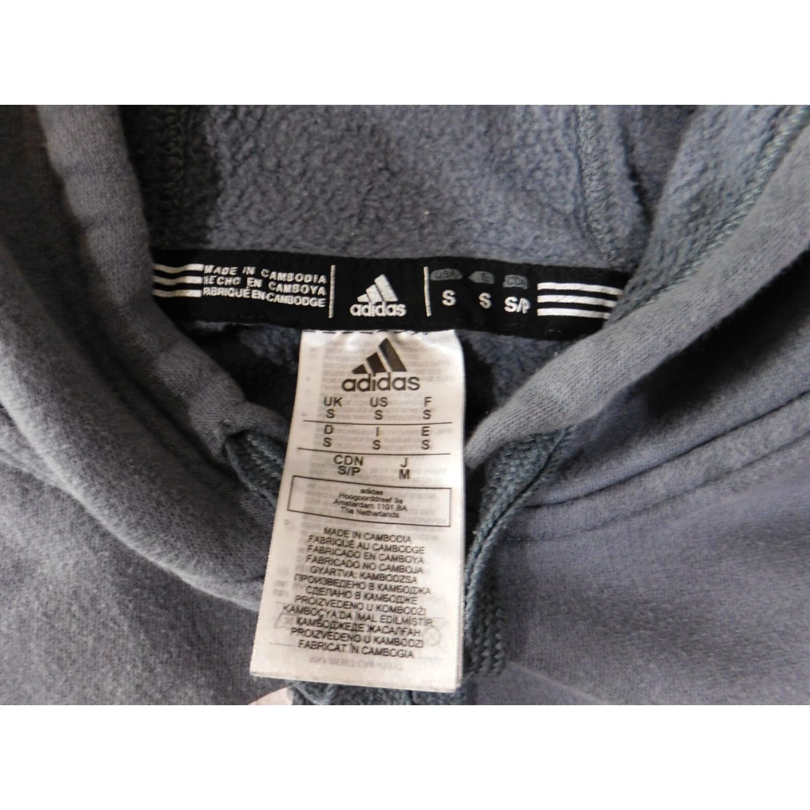 Adidas adidas Hoodie Mens S Blue Retro Vikings Graphic Logo Active Football Pullover KnIT Logo Size US S / EU 44-46 / 1 - 6 Thumbnail