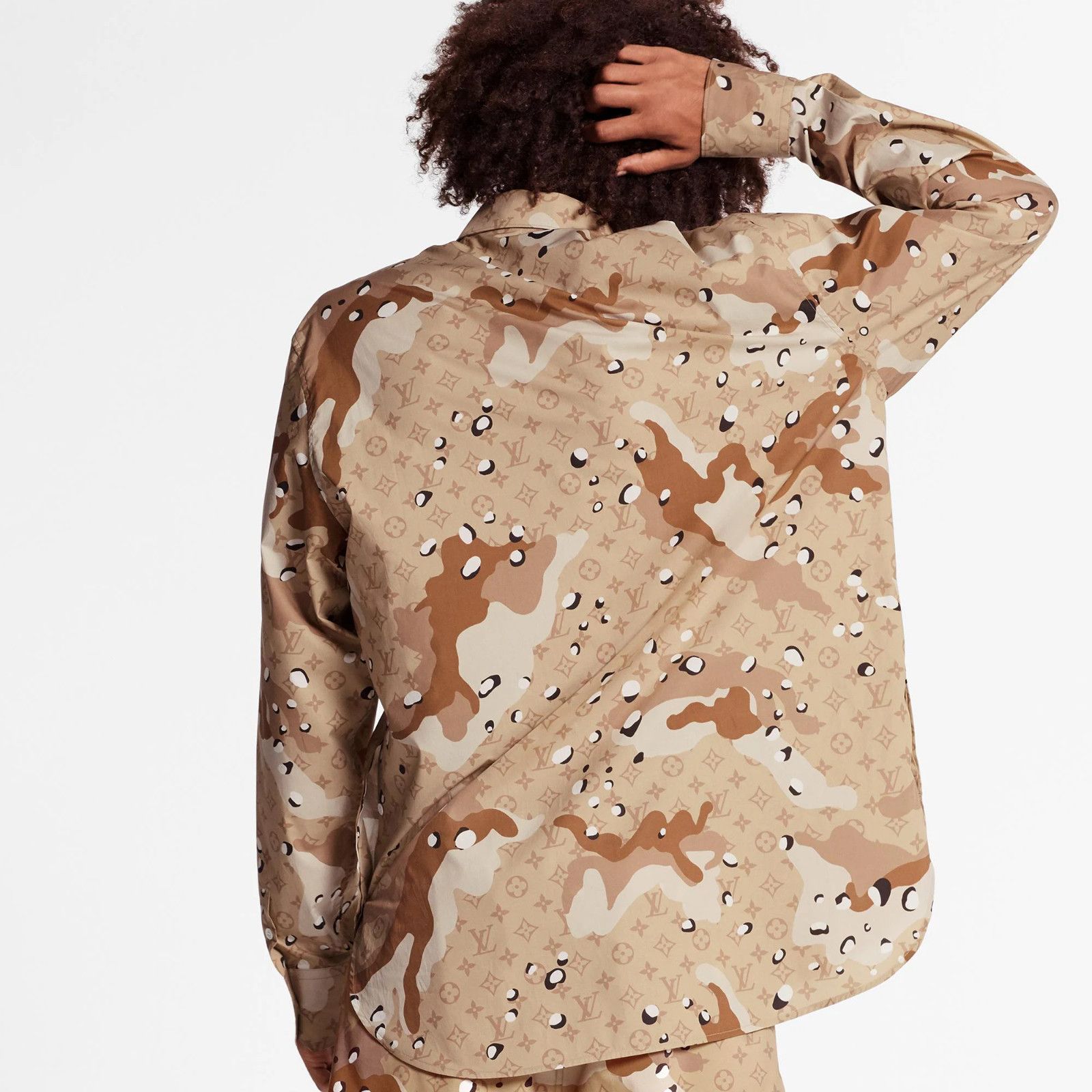 Louis Vuitton Louis Vuitton Desert Camo DNA Long Sleeve Logo Monogram Size US S / EU 44-46 / 1 - 11 Thumbnail