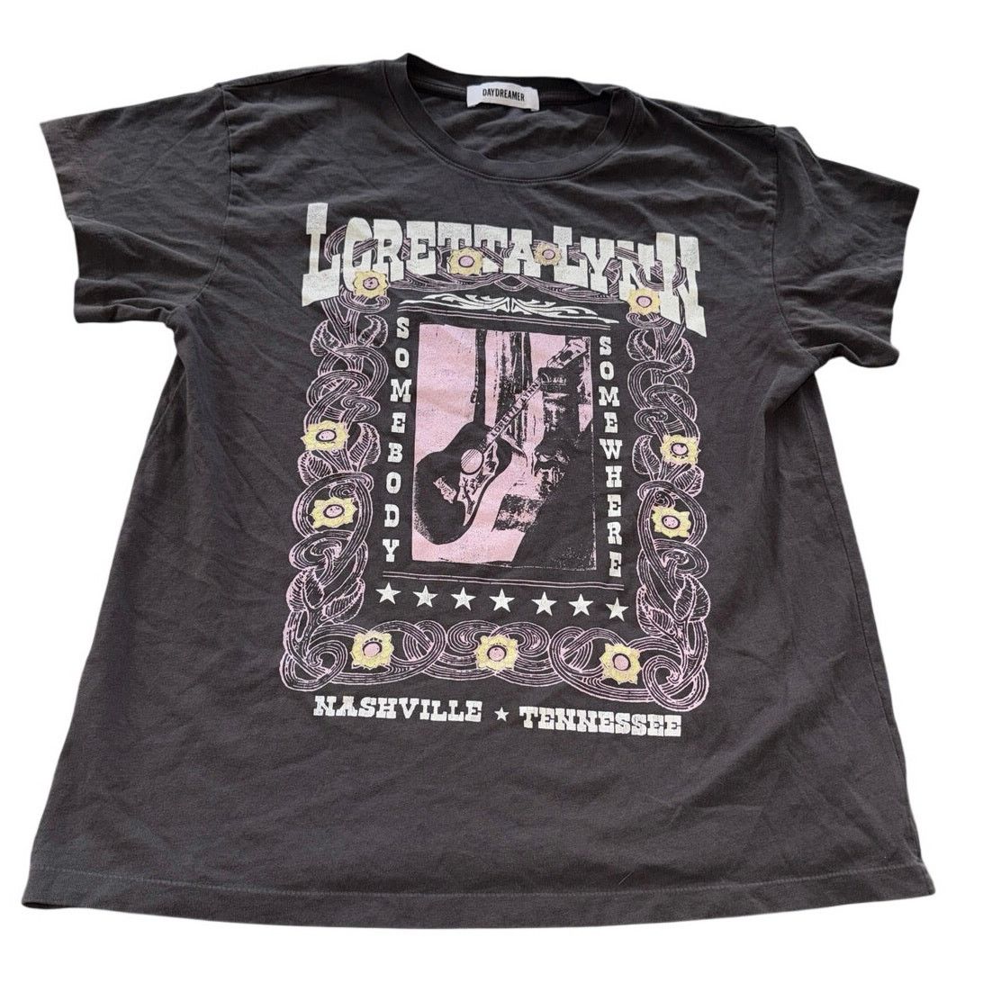 Daydreamer DAYDREAMER Loretta Lynn Somebody Somewhere Tee Various New Size XS / US 0-2 / IT 36-38 - 6 Thumbnail