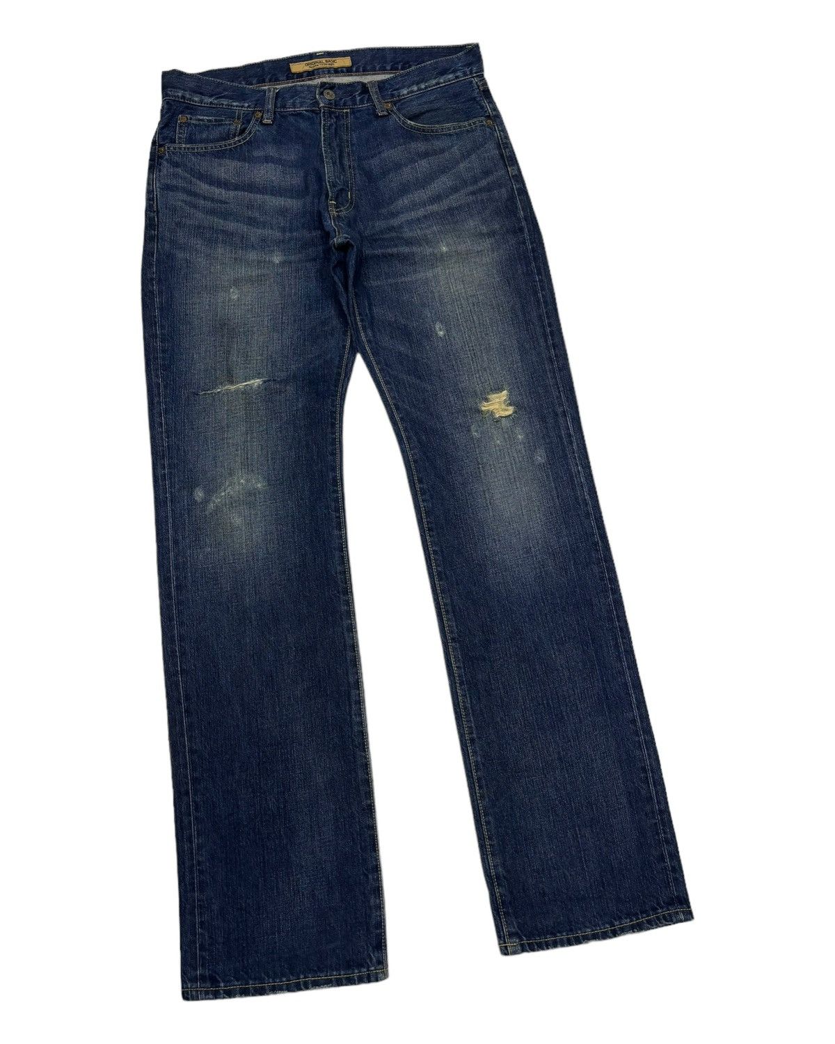 Undercover × Uniqlo VINTAGE S-002 DISTRESSED DENIM UNIQLO UNDERCOVER STYLE Size US 33 - 3 Thumbnail