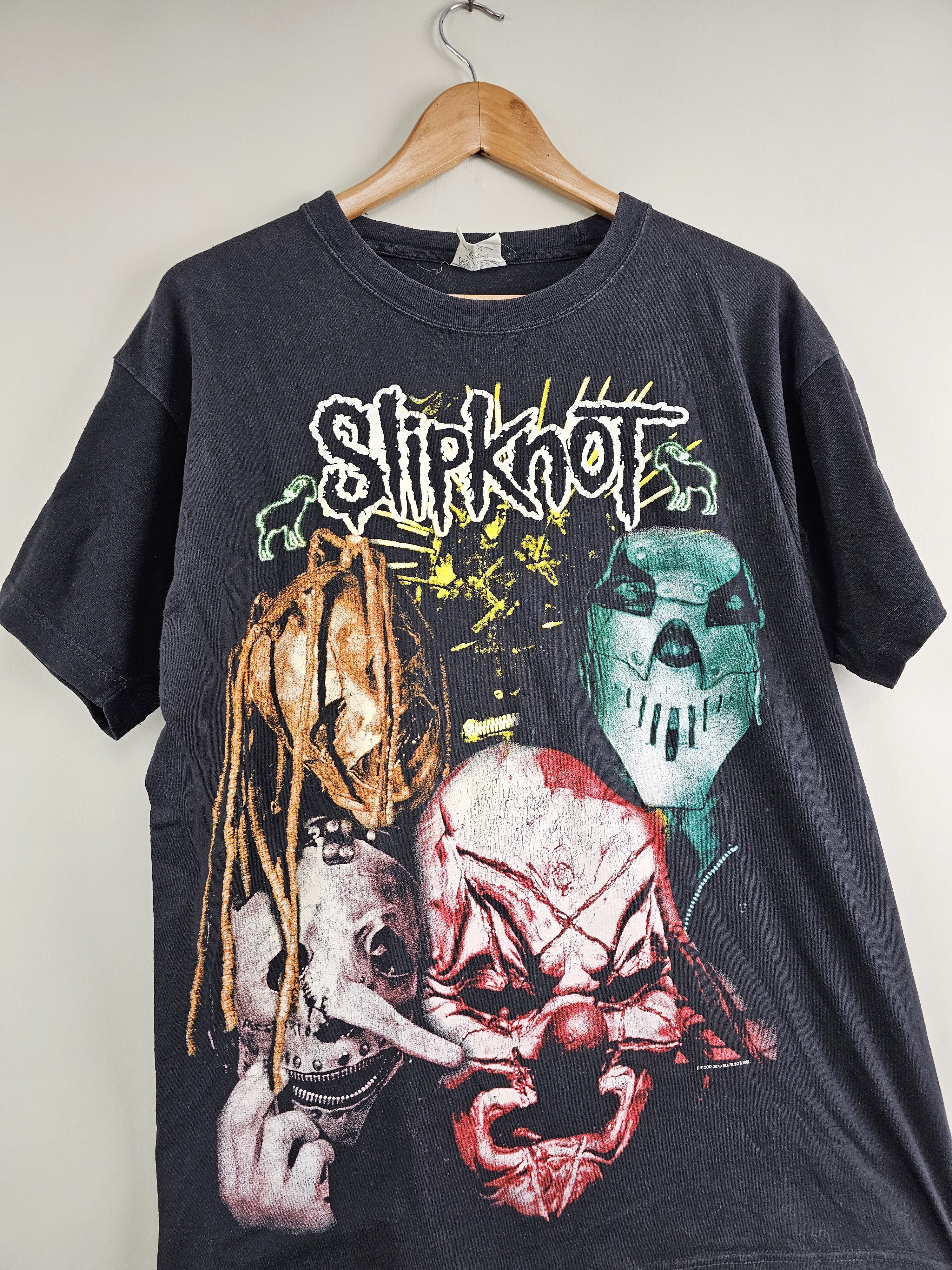 Band Tees × Vintage 2001 Slipknot Iowa 90s vintage Nu metal XL 22" 29" Size US XL / EU 56 / 4 - 2 Thumbnail